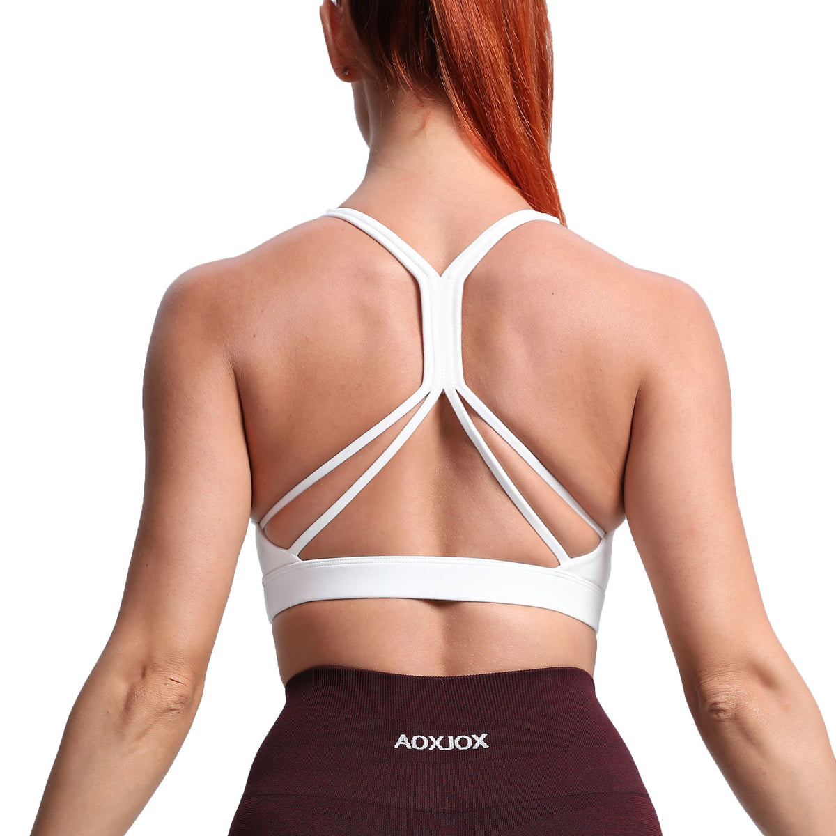  Aoxjox Womens Workout Sports Bras Fitness Backless
