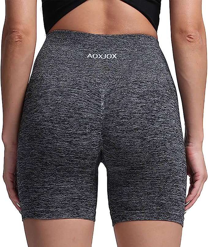 Aoxjox Asset 6" Seamless Scrunch Shorts (Darks/Neutrals)