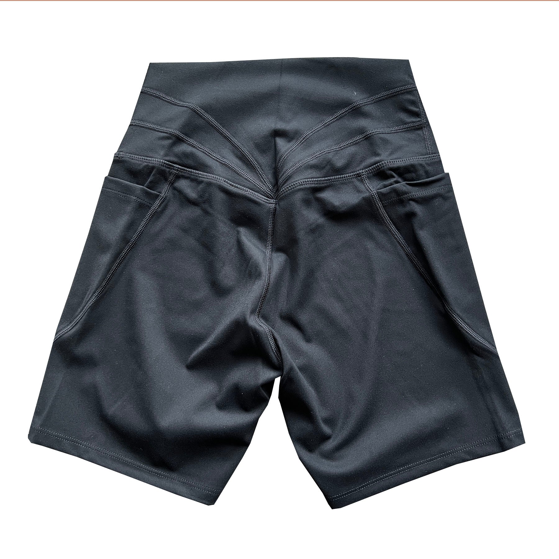 Aoxjox 3 Waist Seam Side Pocket Shorts