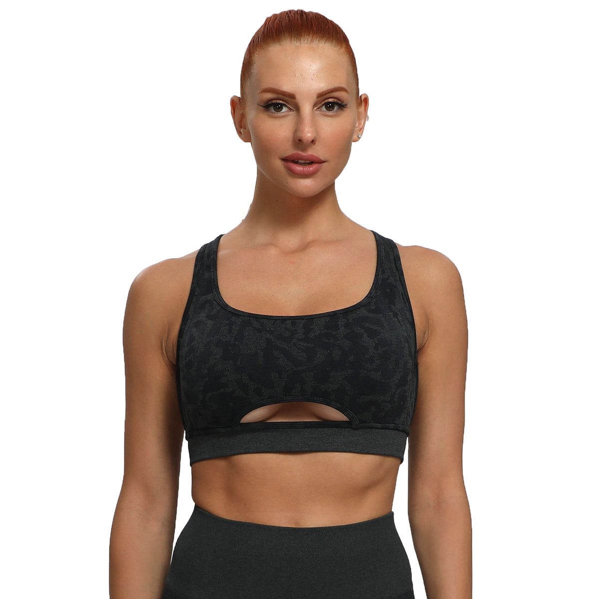 OFF-WHITE Cut-Out Bra Top 'Black' - OWVO080F23JER0011001