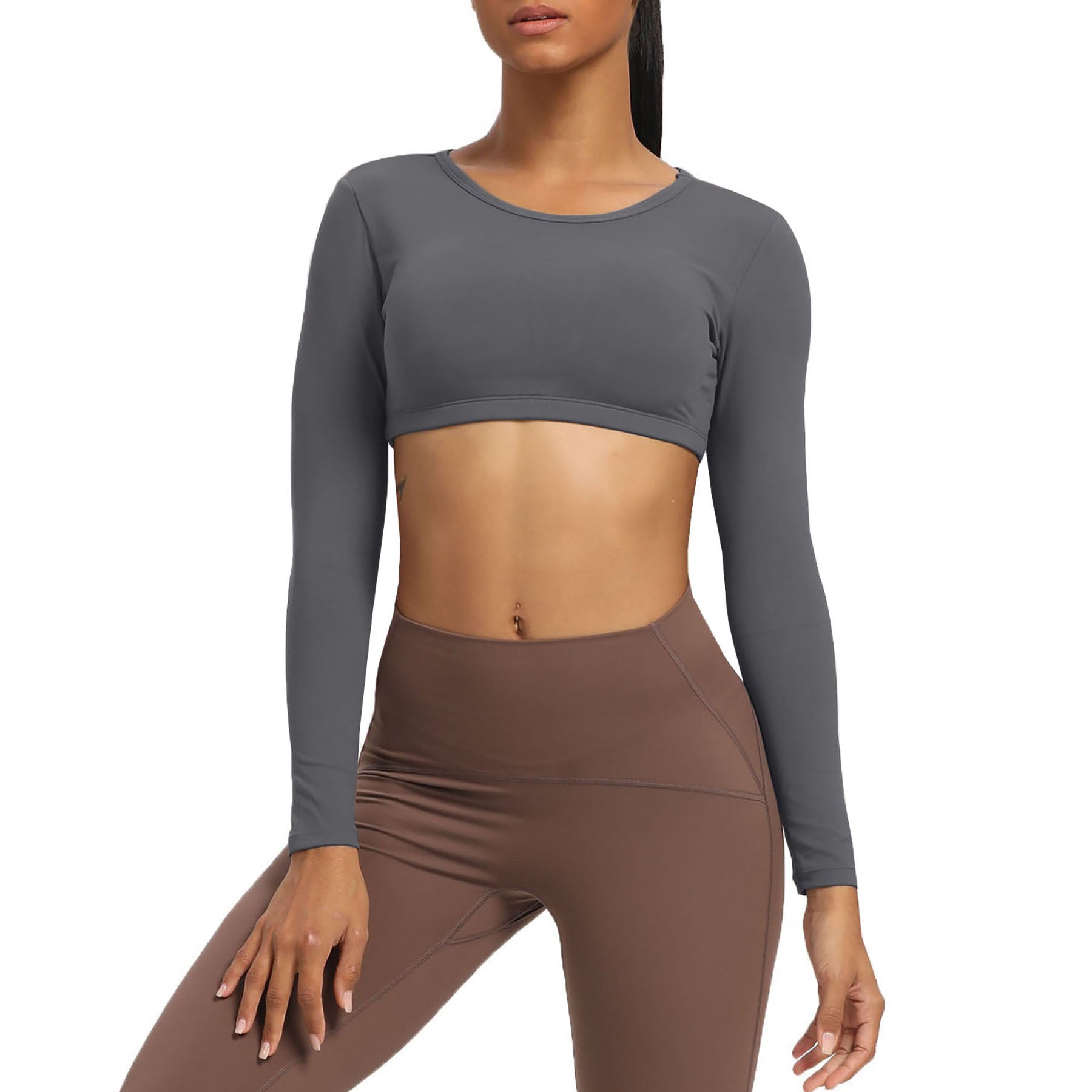 Aoxjox "Clarissa" Long Sleeve Crop