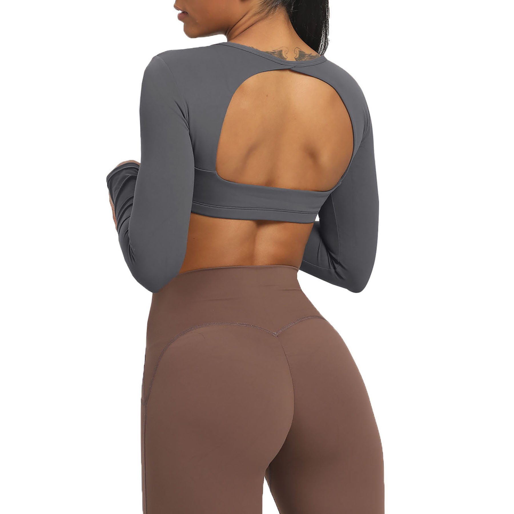 Aoxjox "Clarissa" Long Sleeve Crop