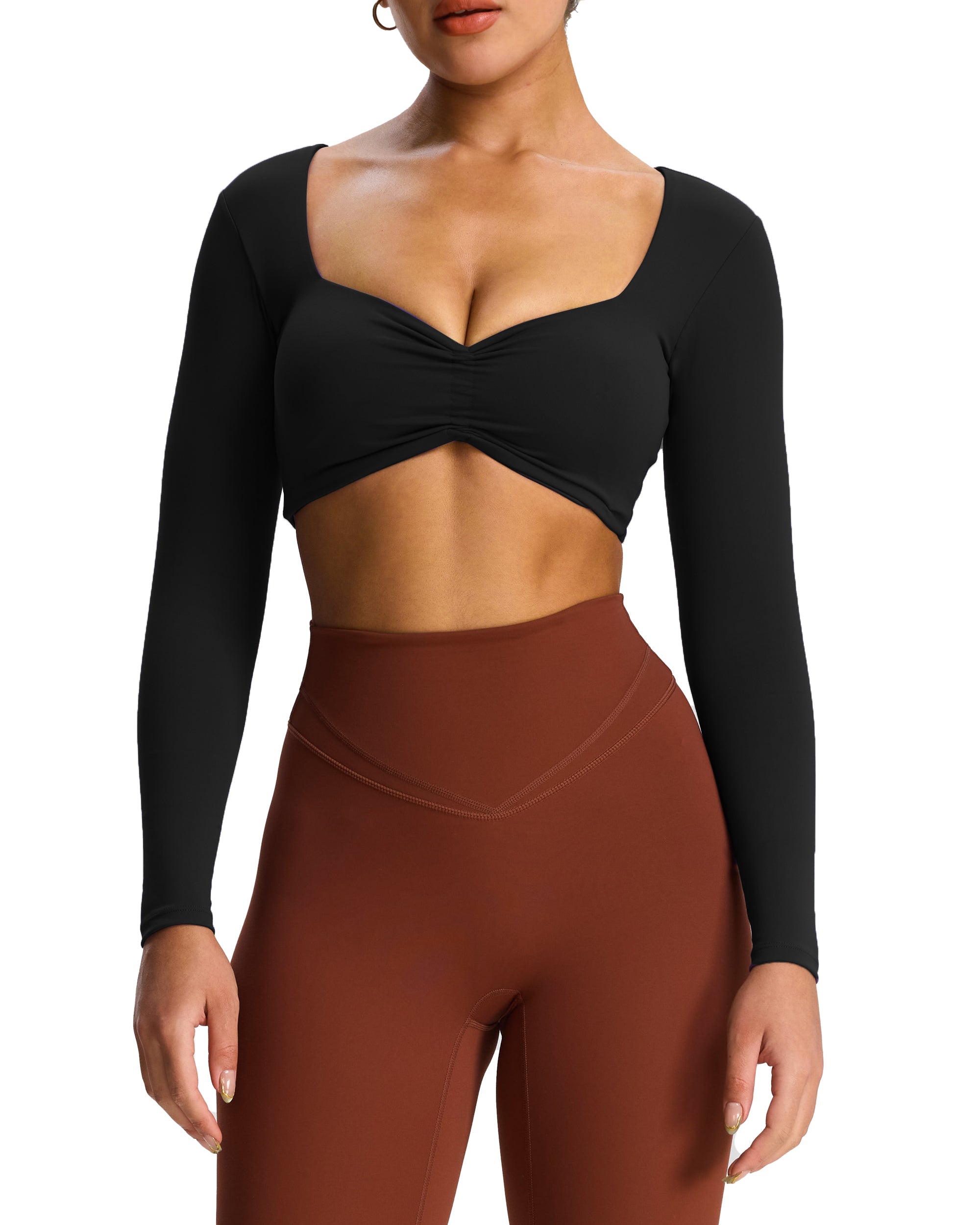 Aoxjox "Violet" Sweetheart Long Sleeve