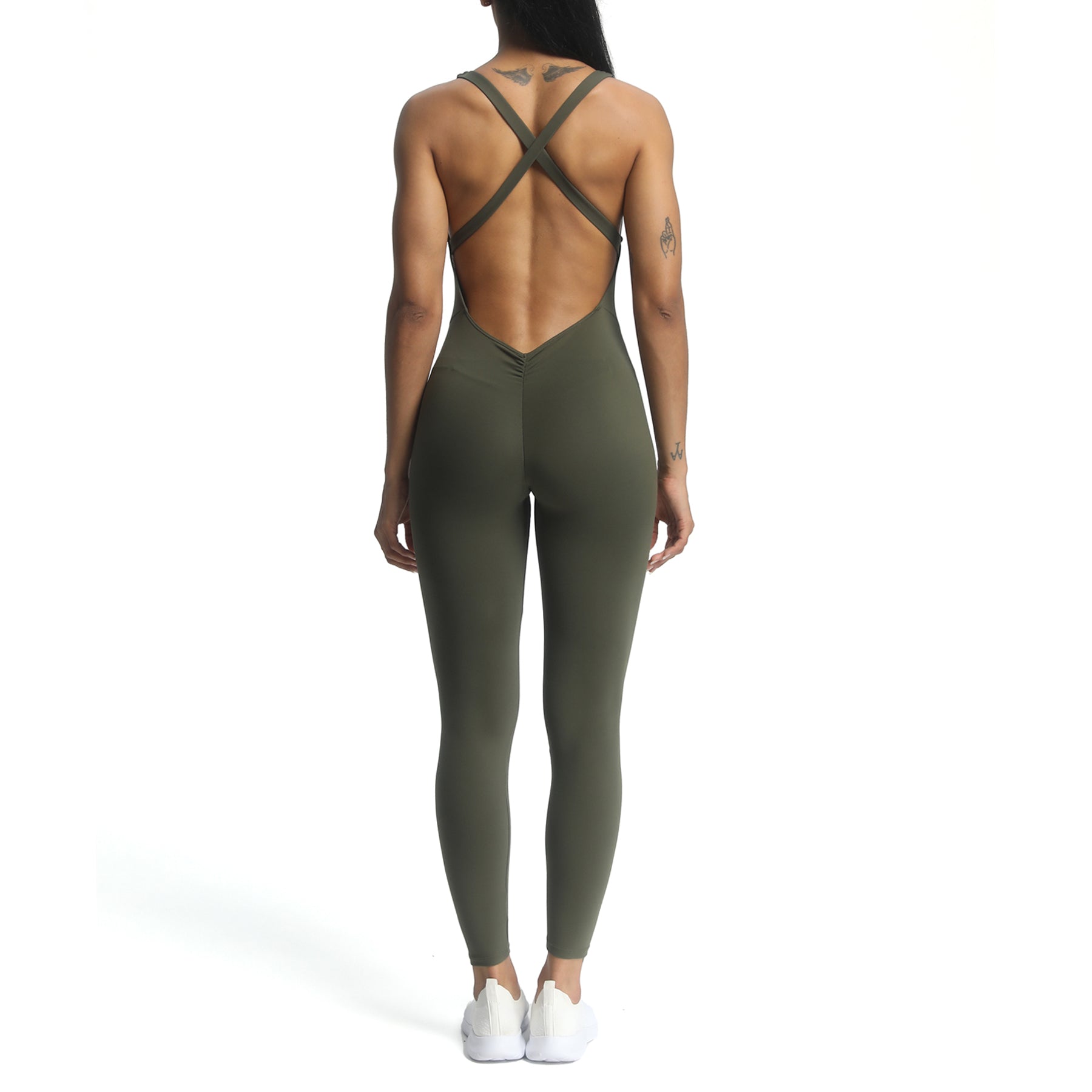 Aoxjox "Brooke"  Open Back Full Bodysuit