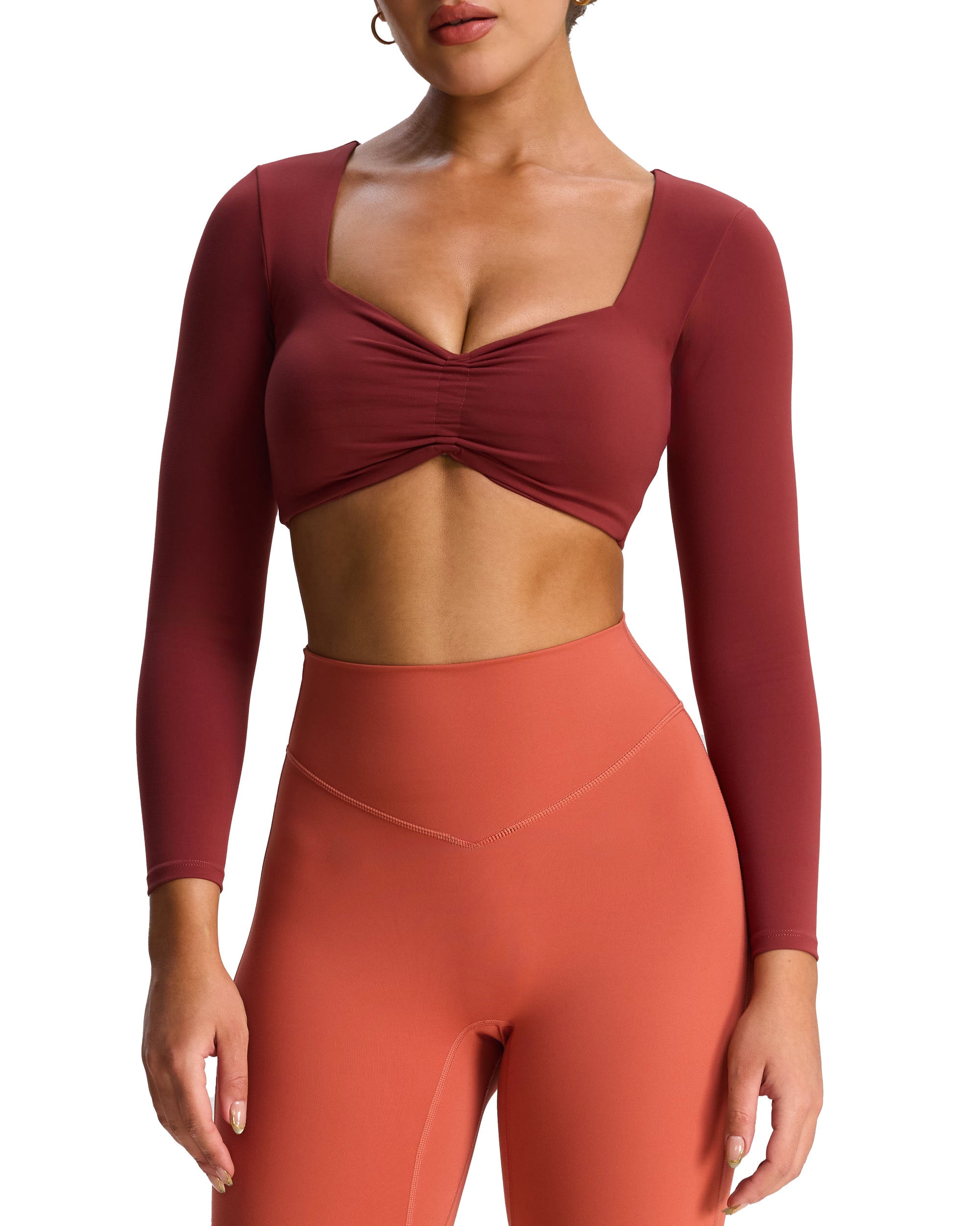 Aoxjox "Violet" Sweetheart Long Sleeve