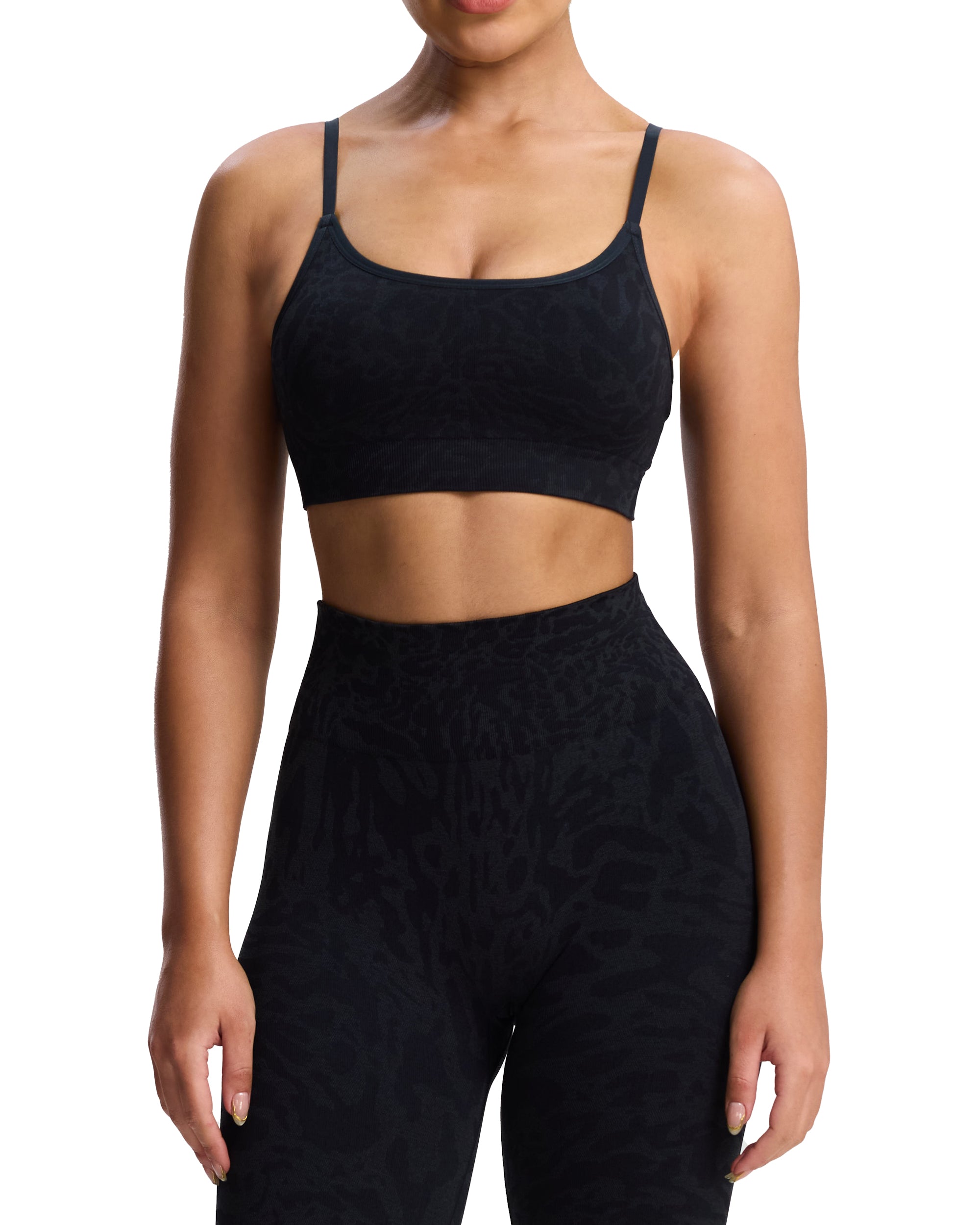 Aoxjox  Camo Seamless Sports Bras