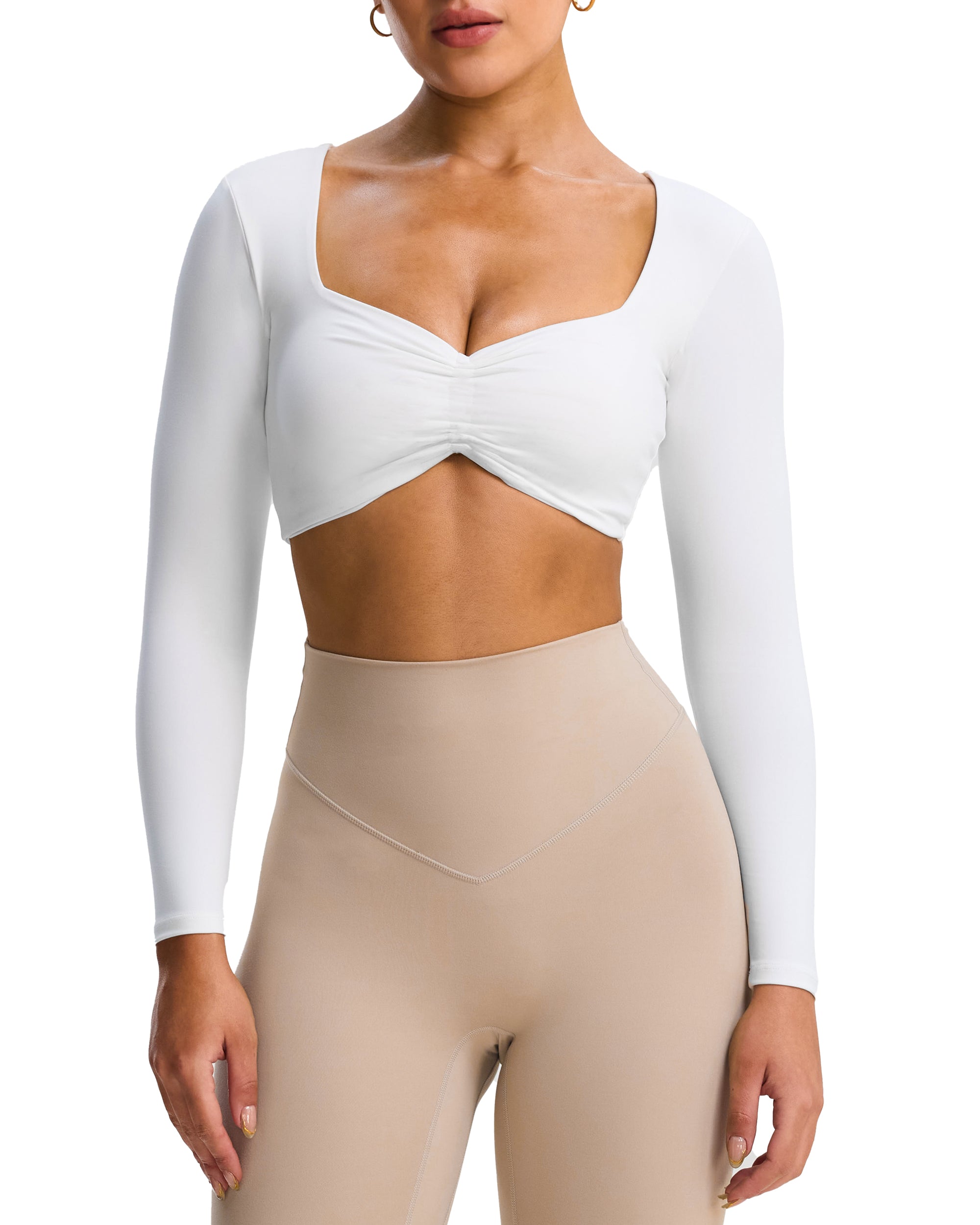 Aoxjox "Violet" Sweetheart Long Sleeve