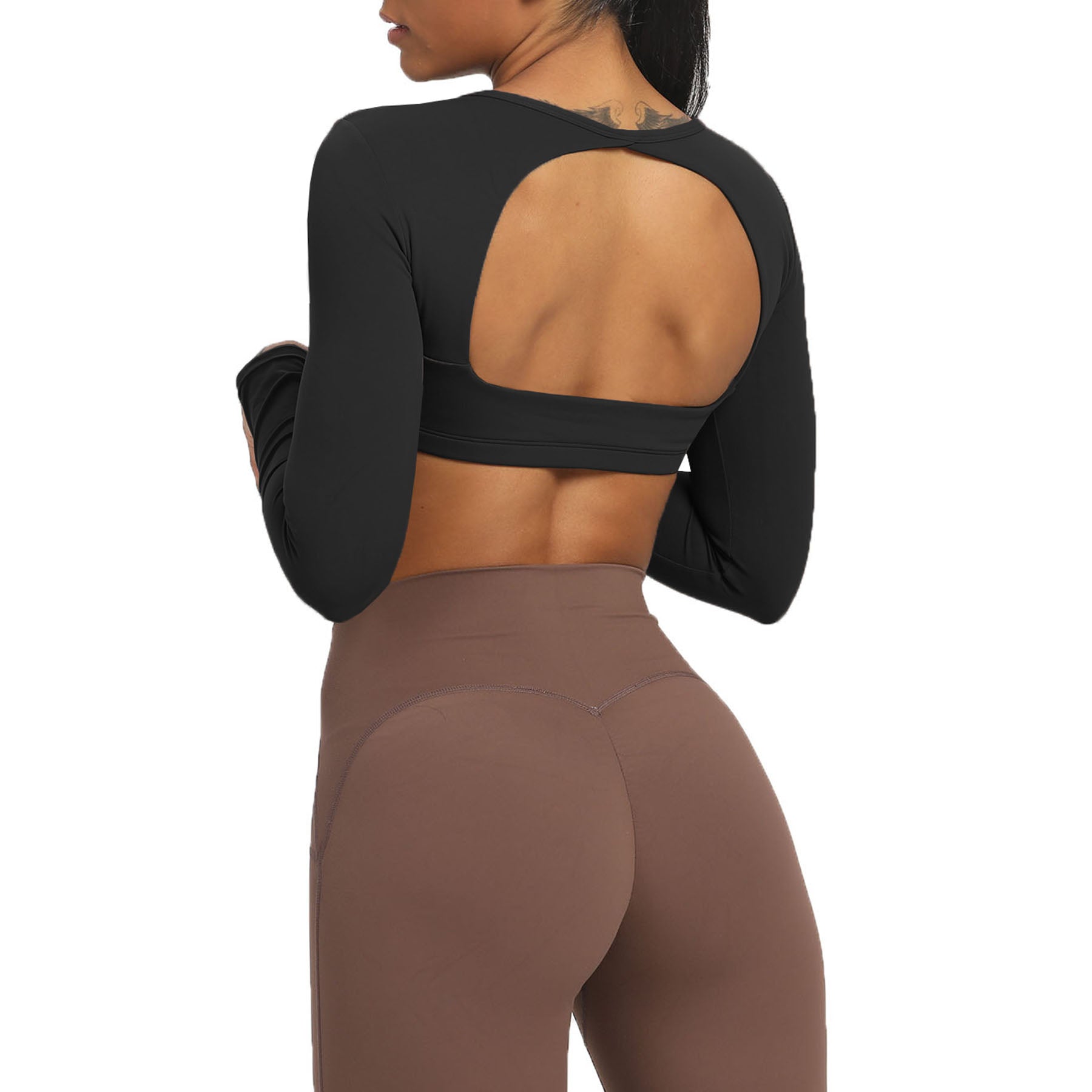 Aoxjox "Clarissa" Long Sleeve Crop