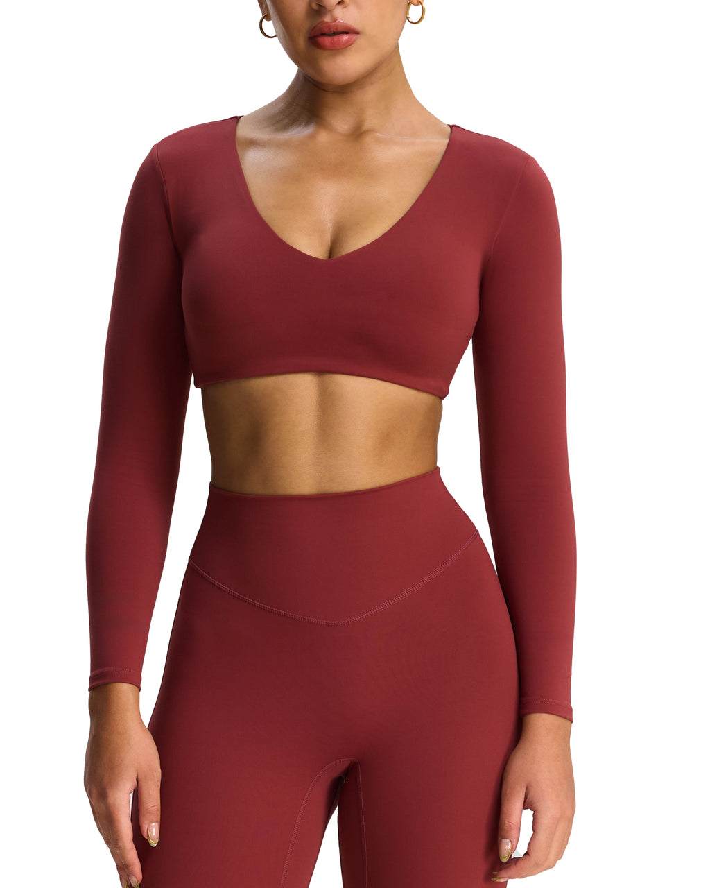 Aoxjox "Stacey" V Neck Long Sleeve