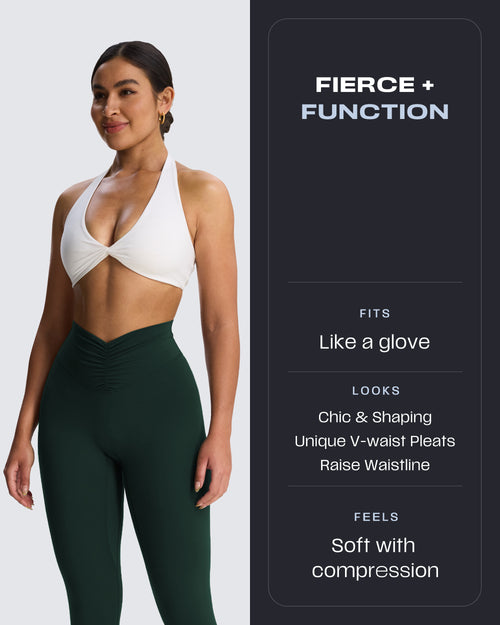 Aoxjox "Illusion" Ruched Front Leggings