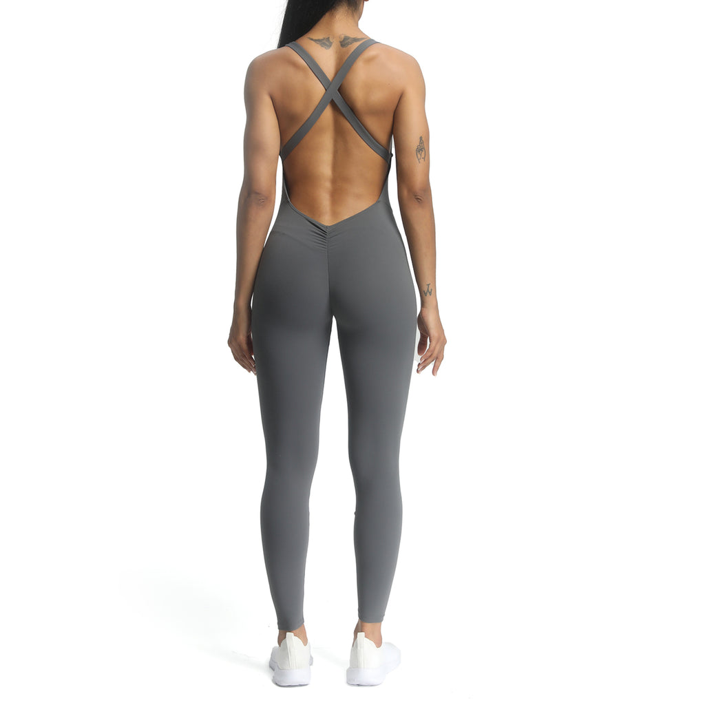 Aoxjox "Brooke"  Open Back Full Bodysuit
