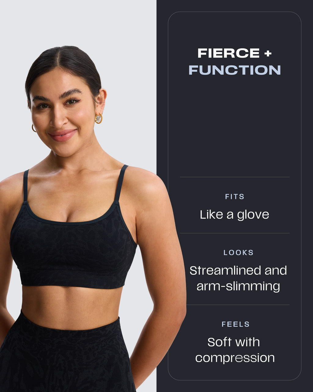 Aoxjox  Camo Seamless Sports Bras