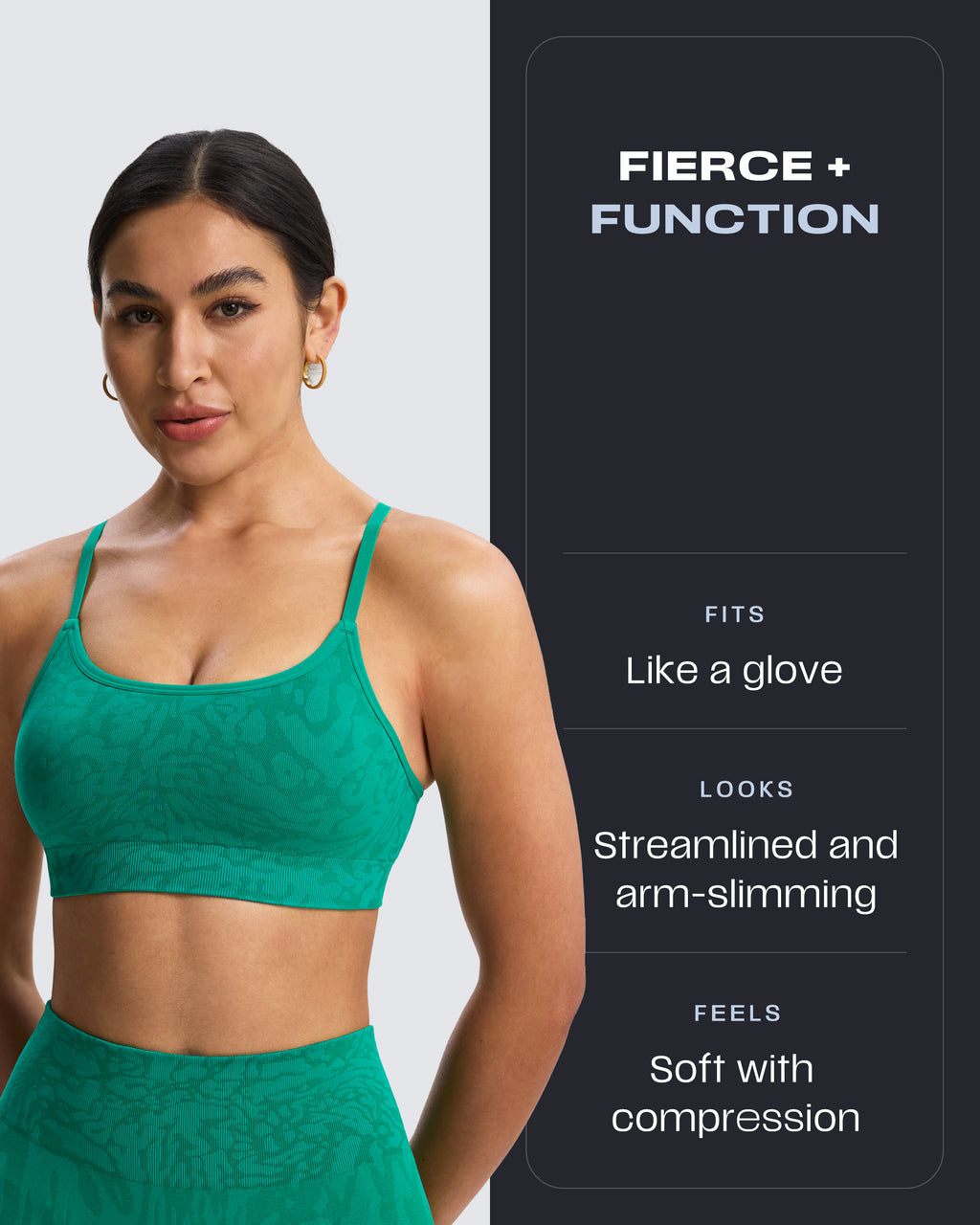 Aoxjox  Camo Seamless Sports Bras