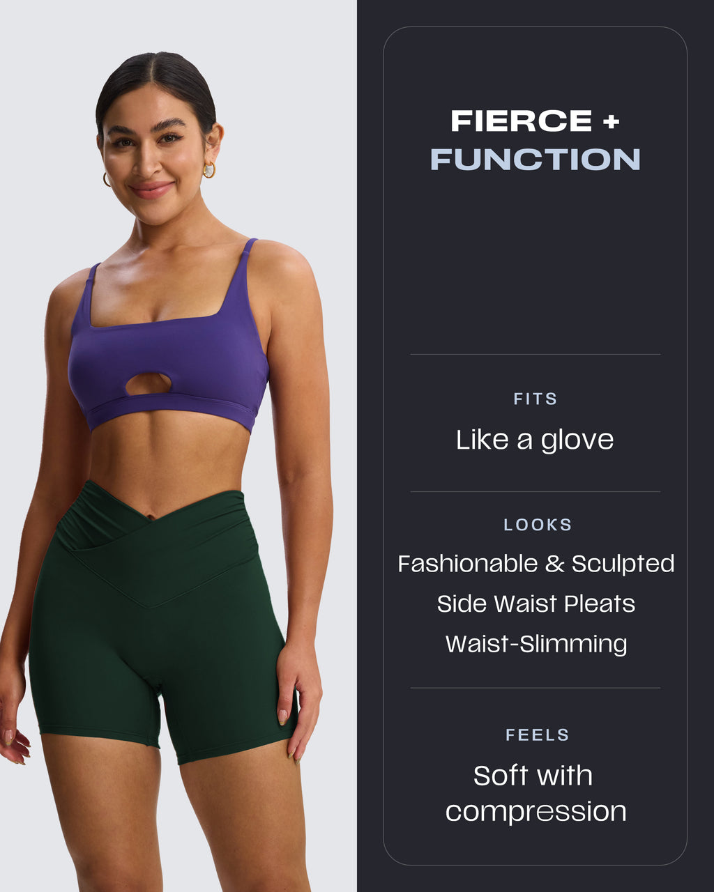 Aoxjox "Venus" Soft Scrunch Shorts