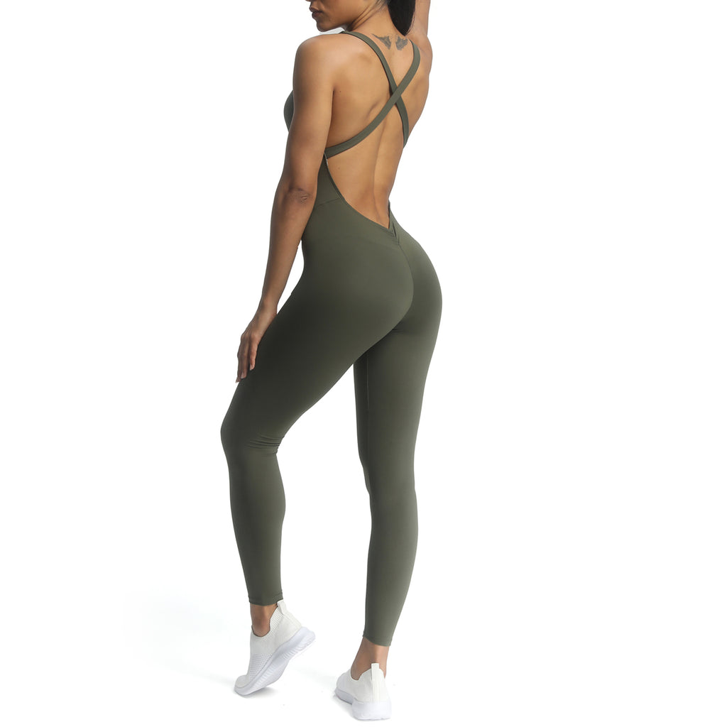 Aoxjox "Brooke"  Open Back Full Bodysuit