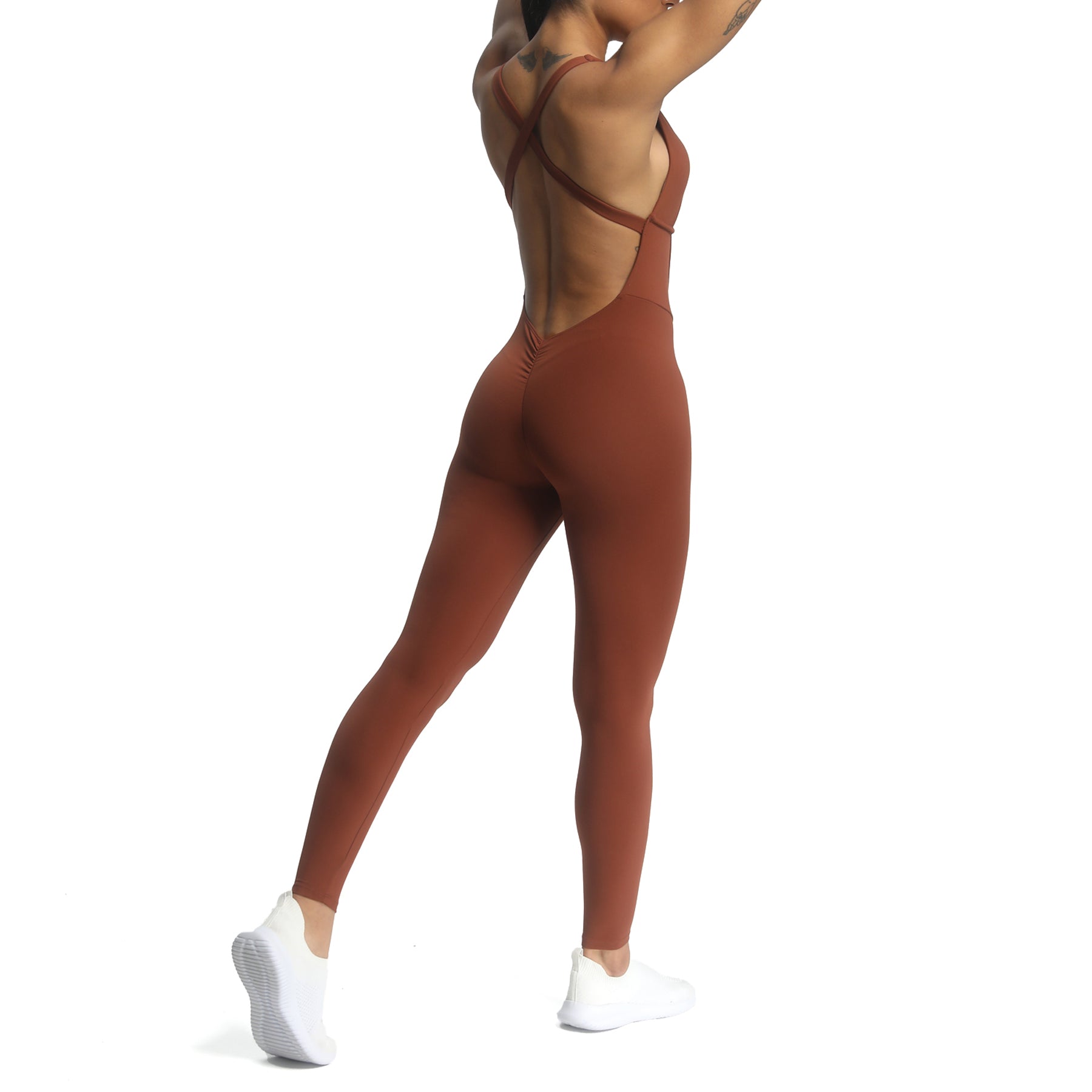 Aoxjox "Brooke"  Open Back Full Bodysuit