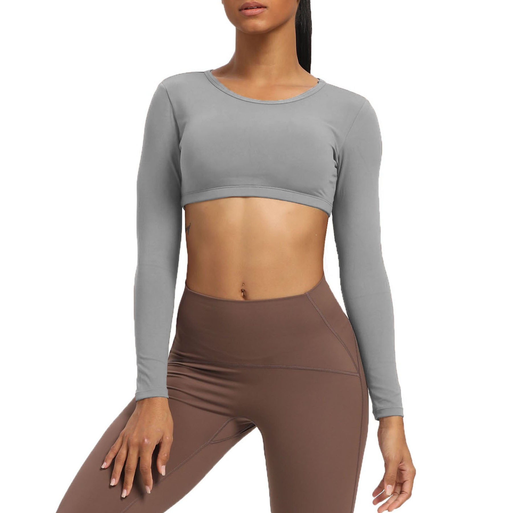 Aoxjox "Clarissa" Long Sleeve Crop