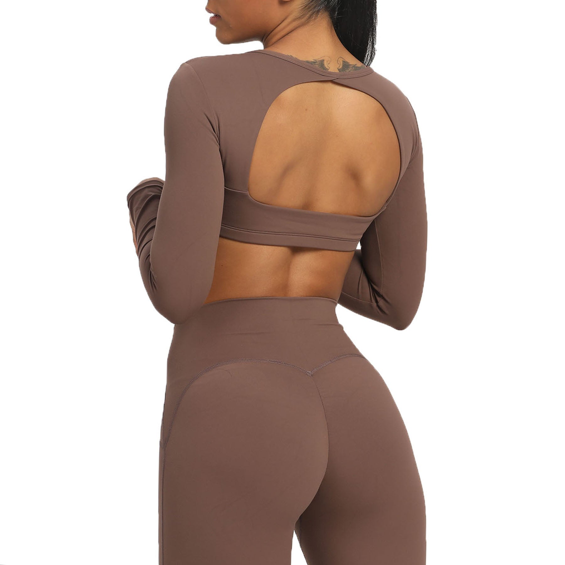 Aoxjox "Clarissa" Long Sleeve Crop