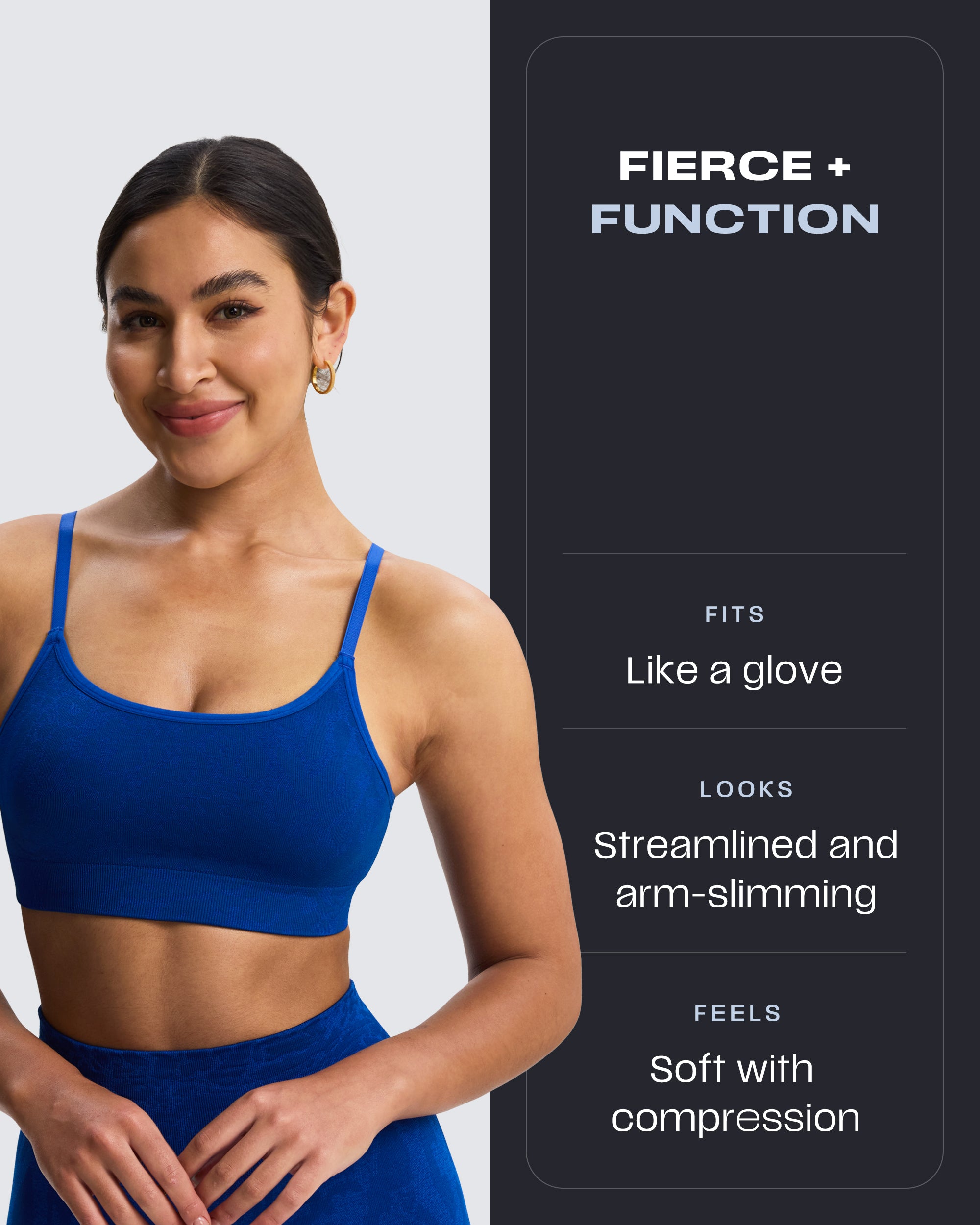 Aoxjox  Camo Seamless Sports Bras