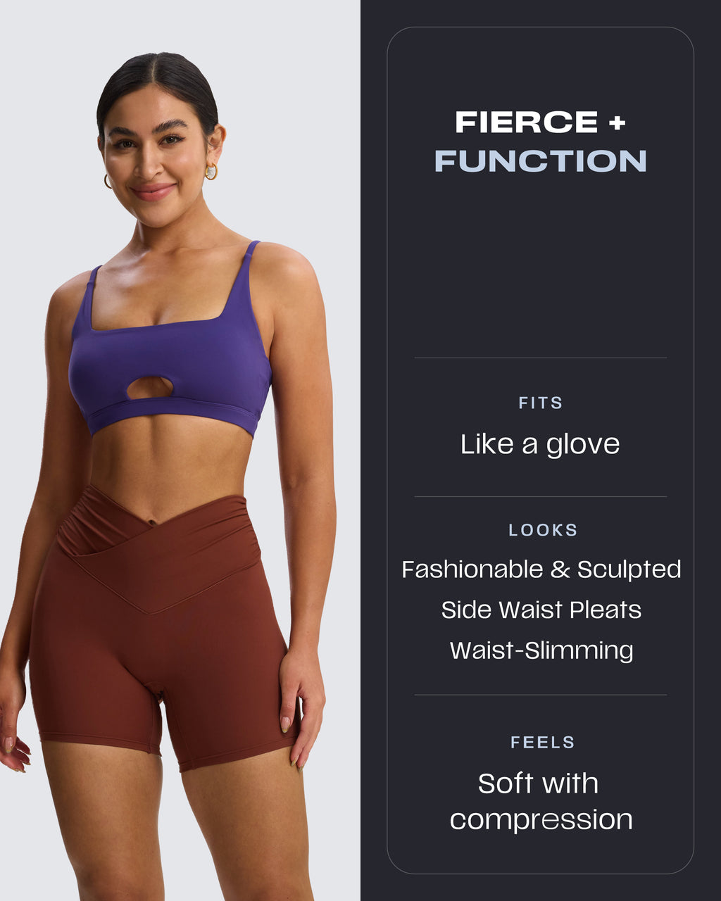 Aoxjox "Venus" Soft Scrunch Shorts
