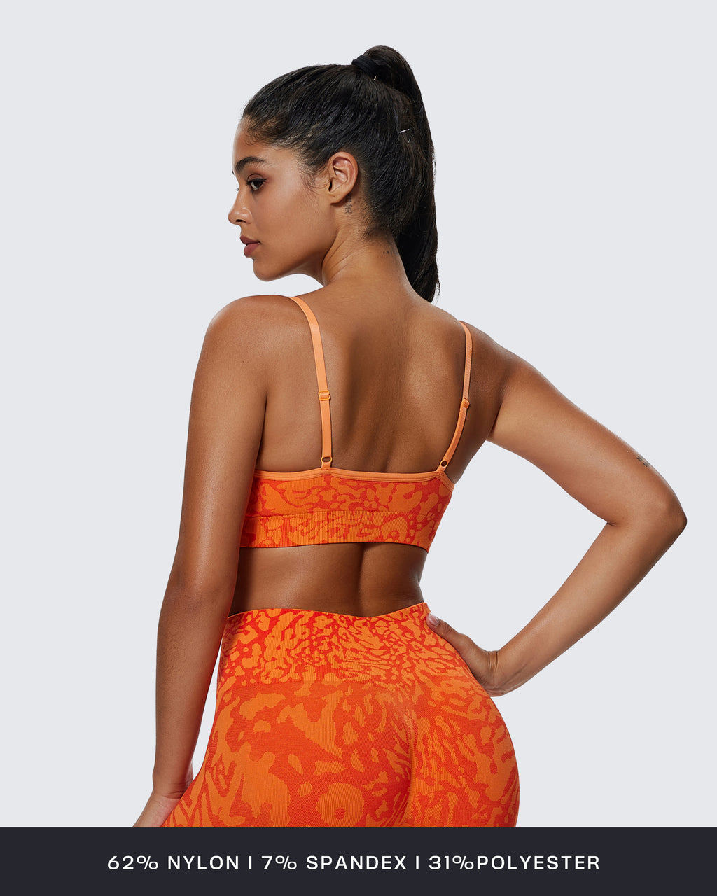 Aoxjox  Camo Seamless Sports Bras