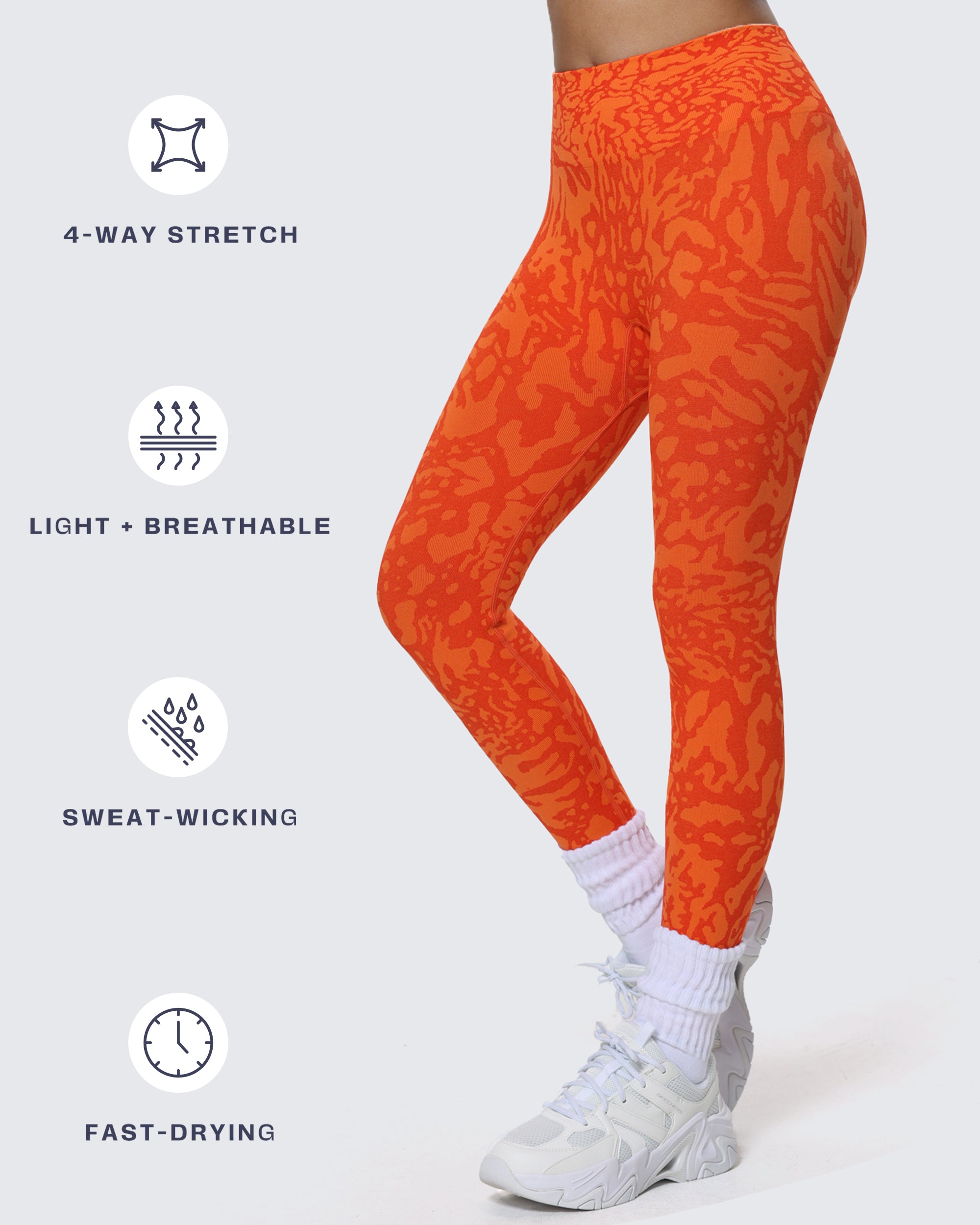 Aoxjox Camo Seamless Legging