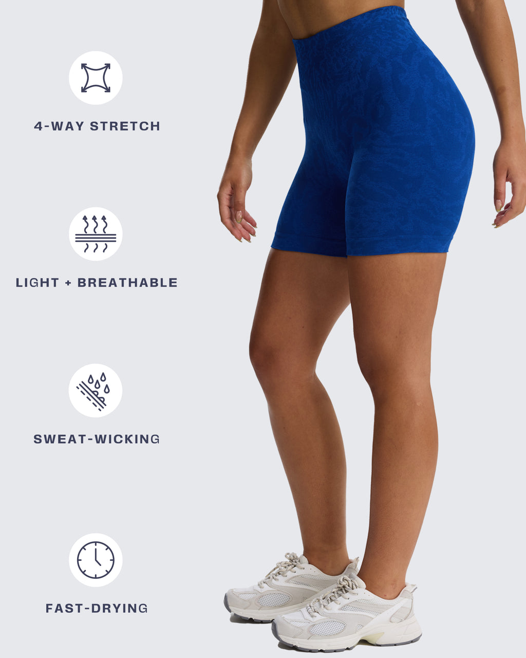 Aoxjox Camo Seamless Shorts