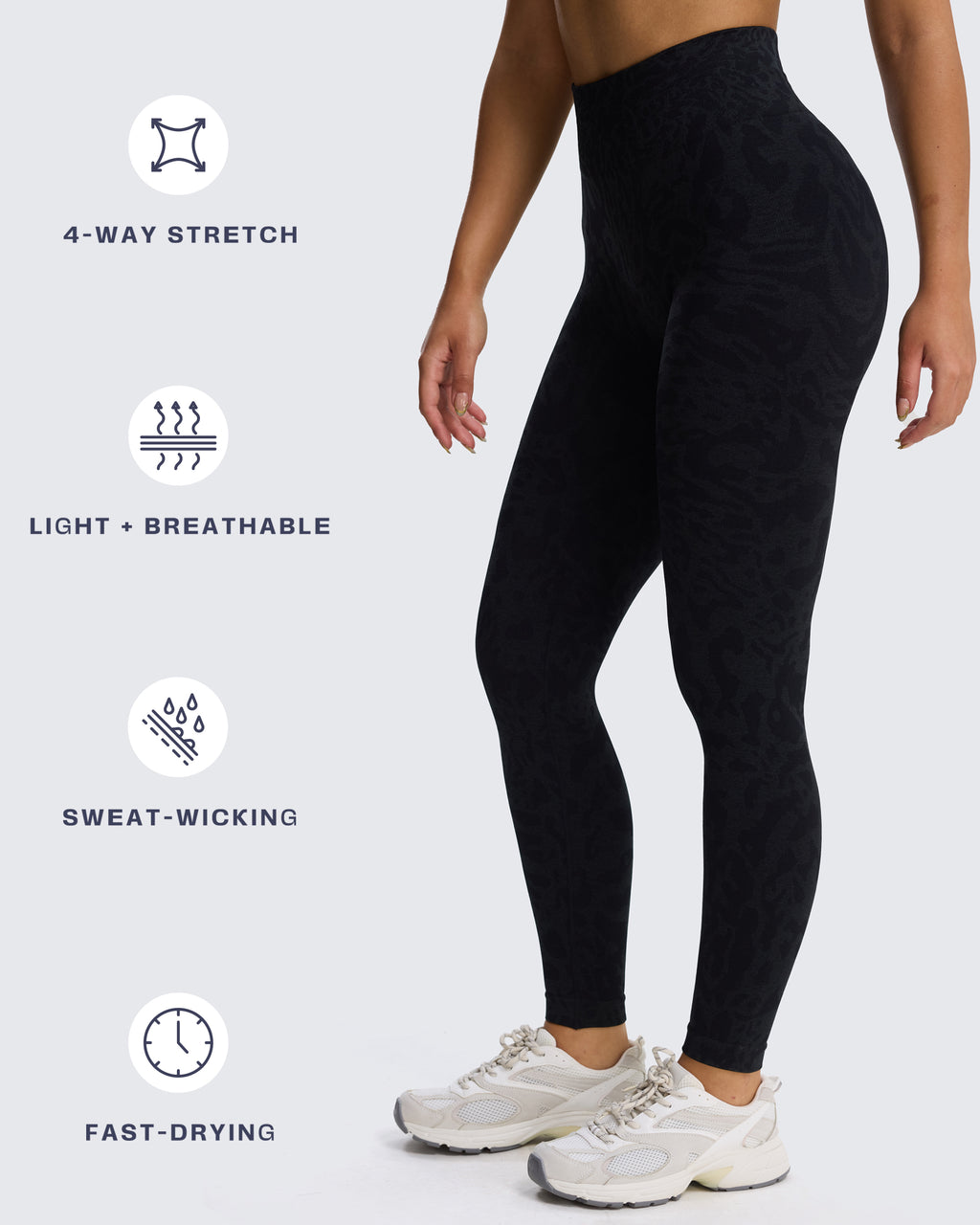 Aoxjox Camo Seamless Legging