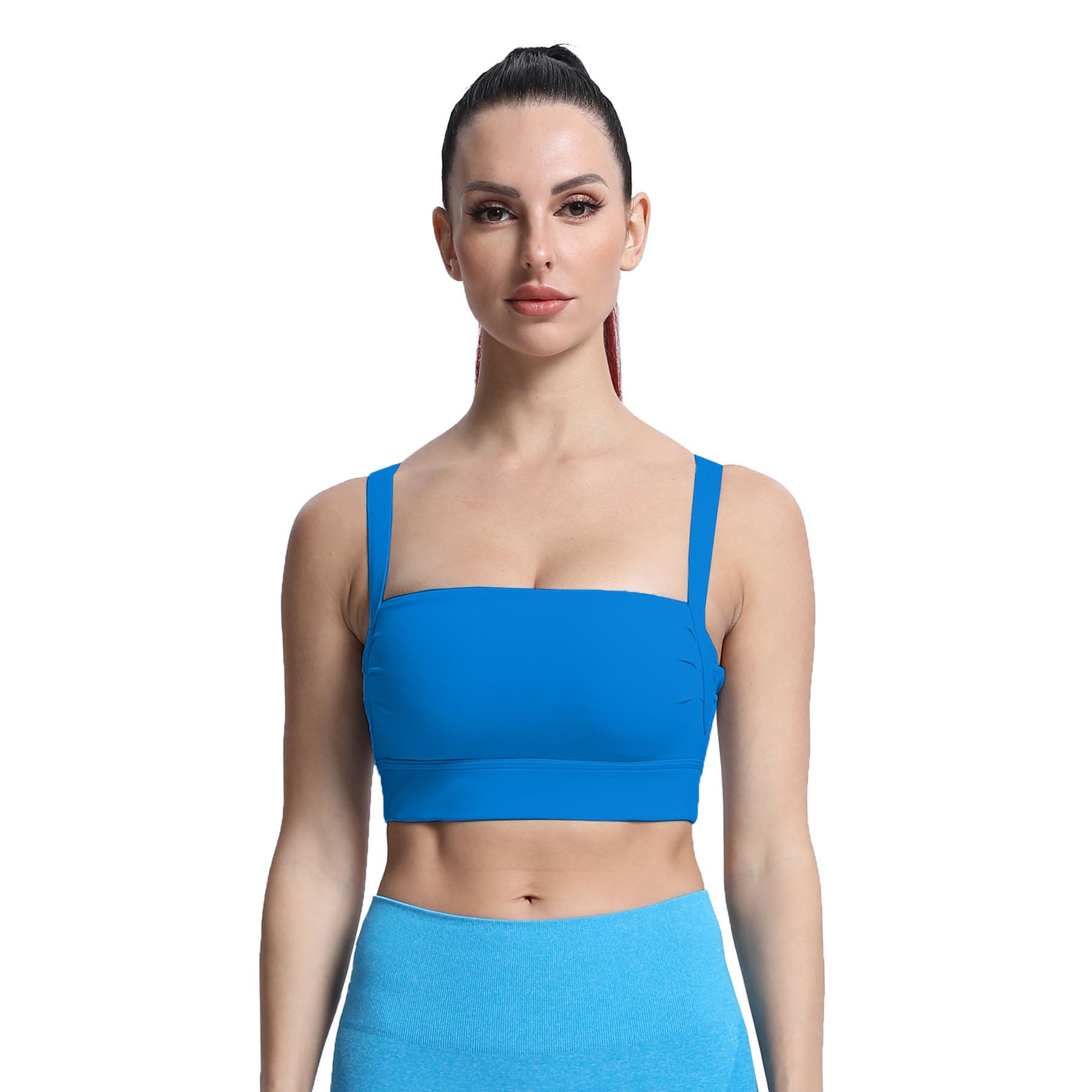 Aoxjox Tube top thick strap open back Bras