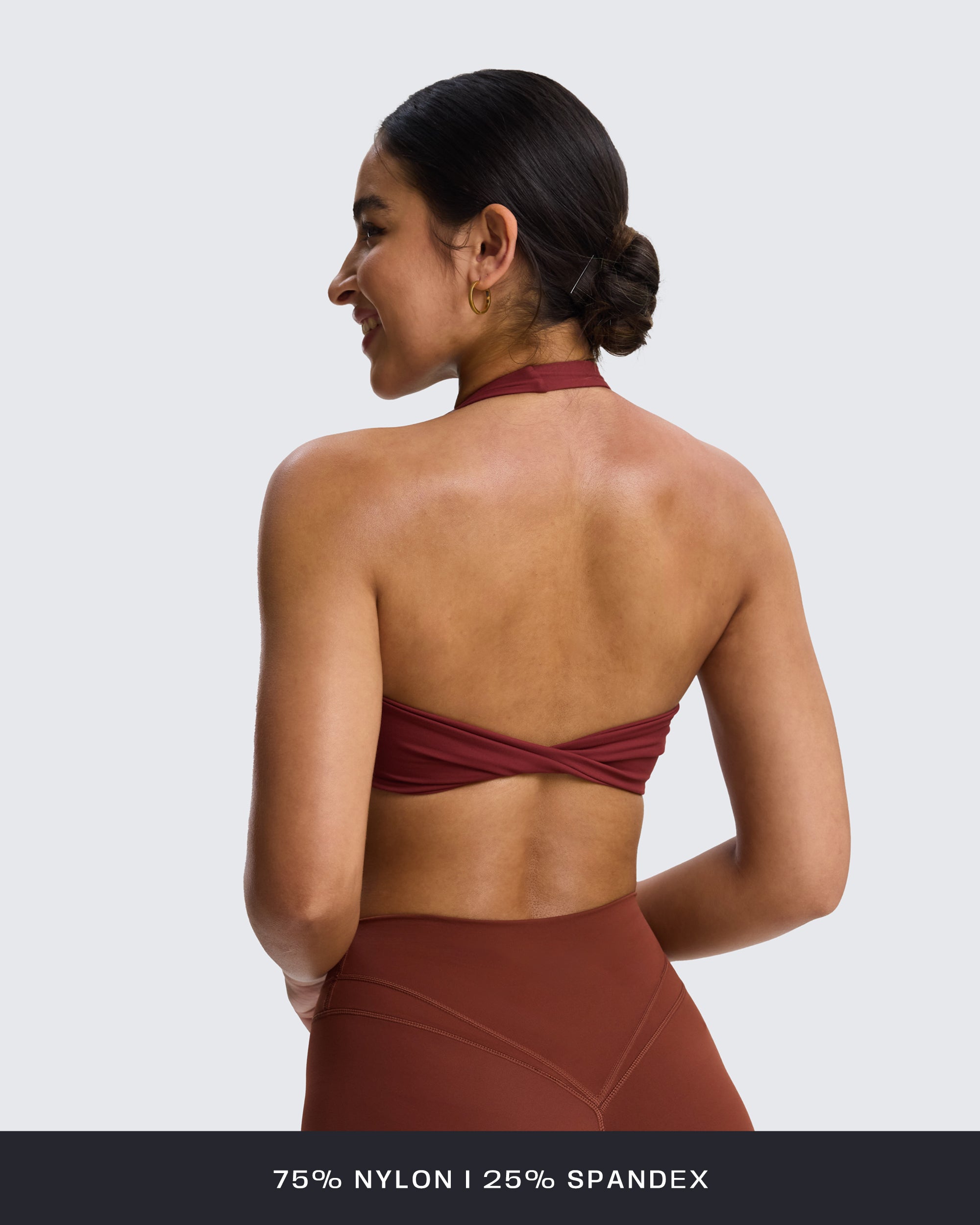 Aoxjox "Rosie" Halter Sports Bra