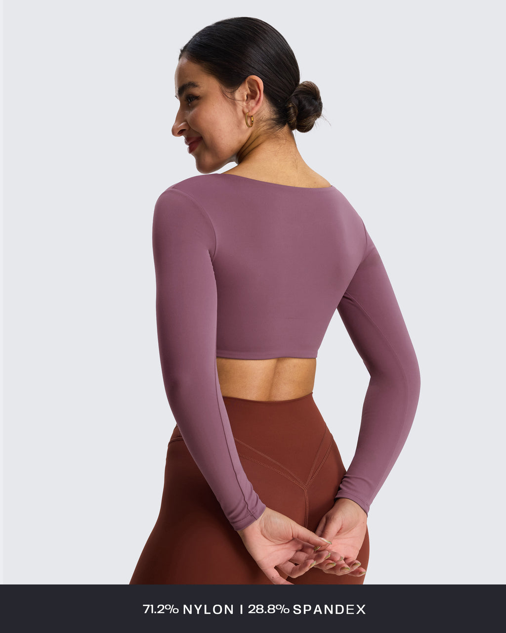 Aoxjox "Violet" Sweetheart Long Sleeve