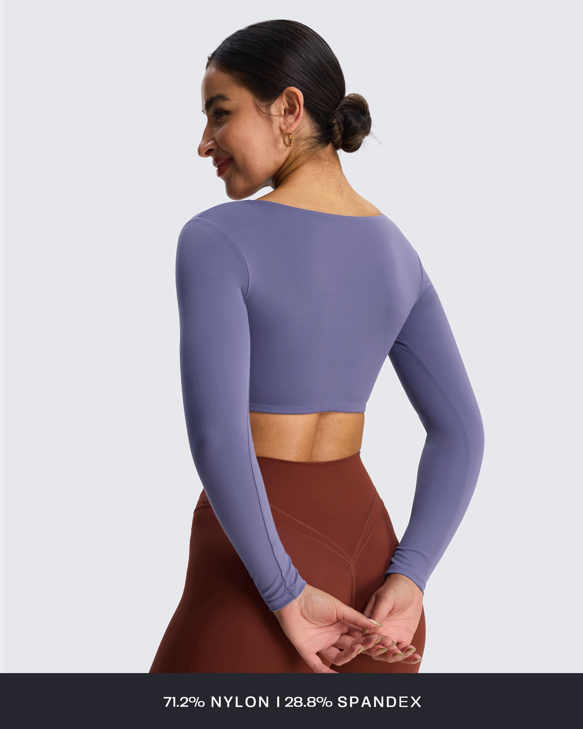 Aoxjox "Violet" Sweetheart Long Sleeve