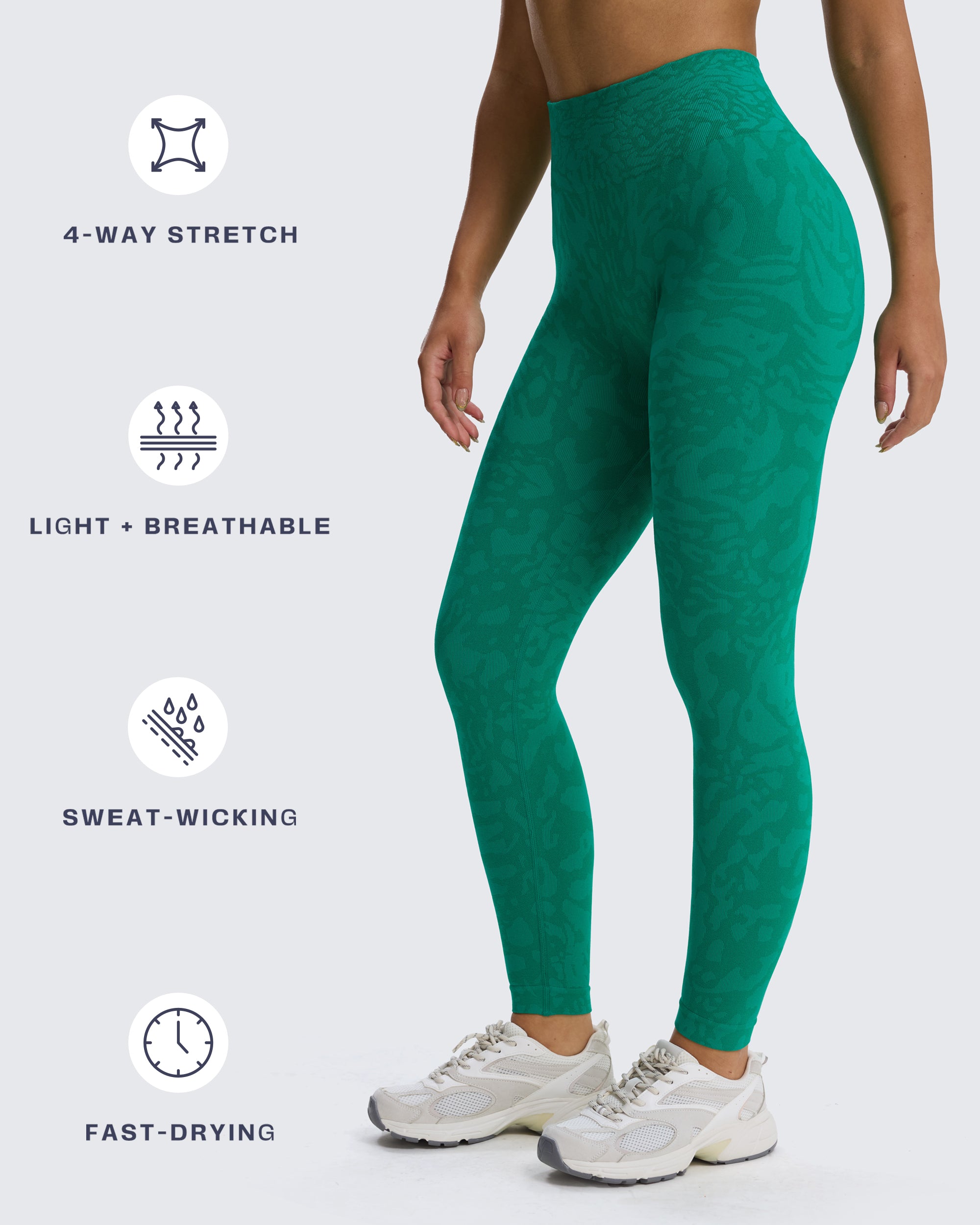 Aoxjox Camo Seamless Legging