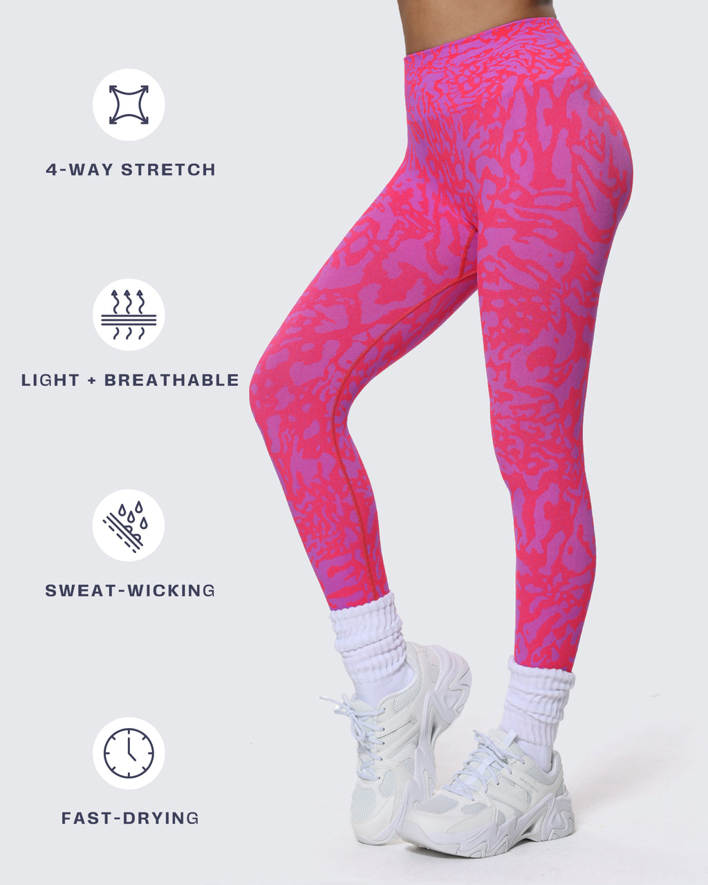 Aoxjox Camo Seamless Legging