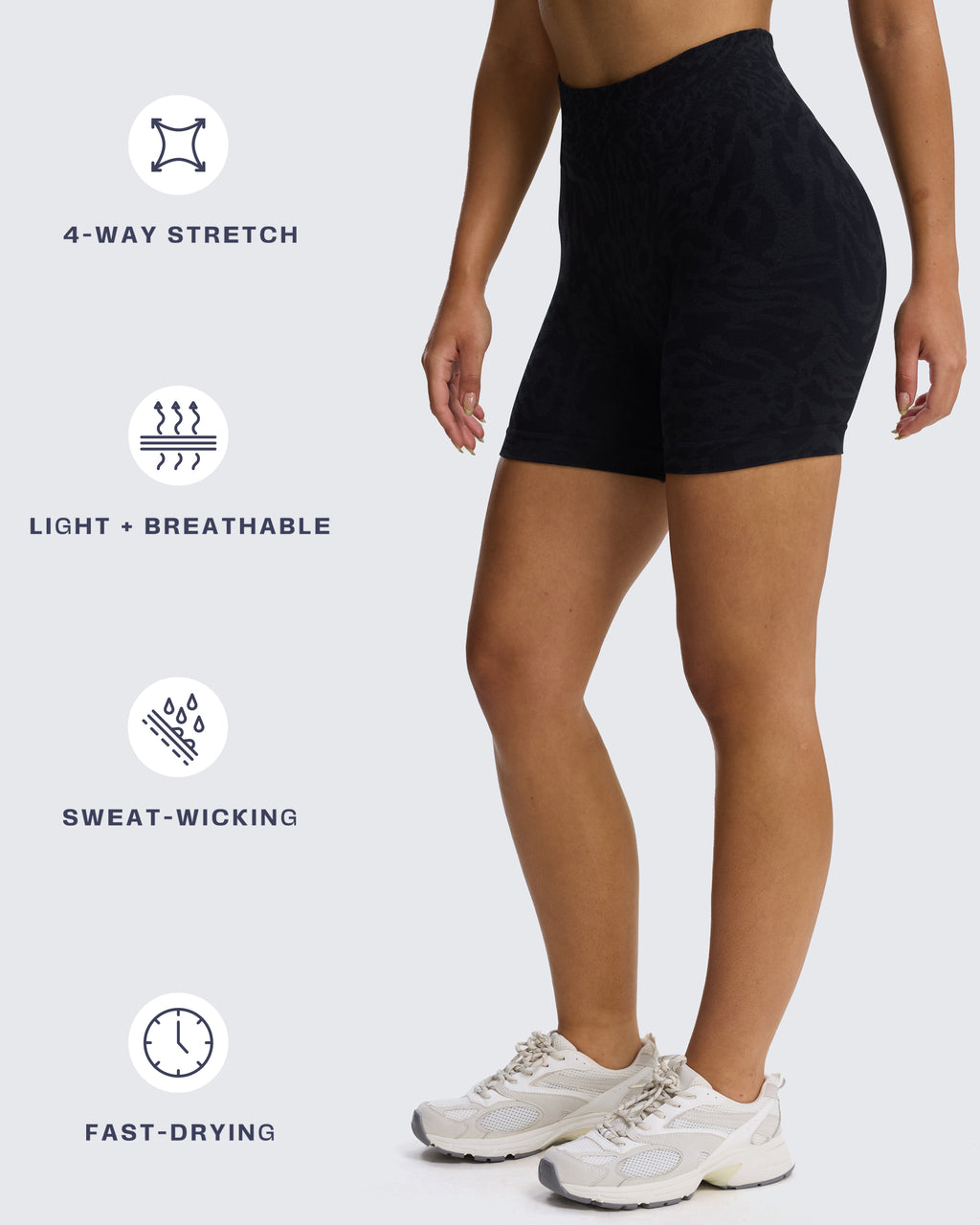 Aoxjox Camo Seamless Shorts