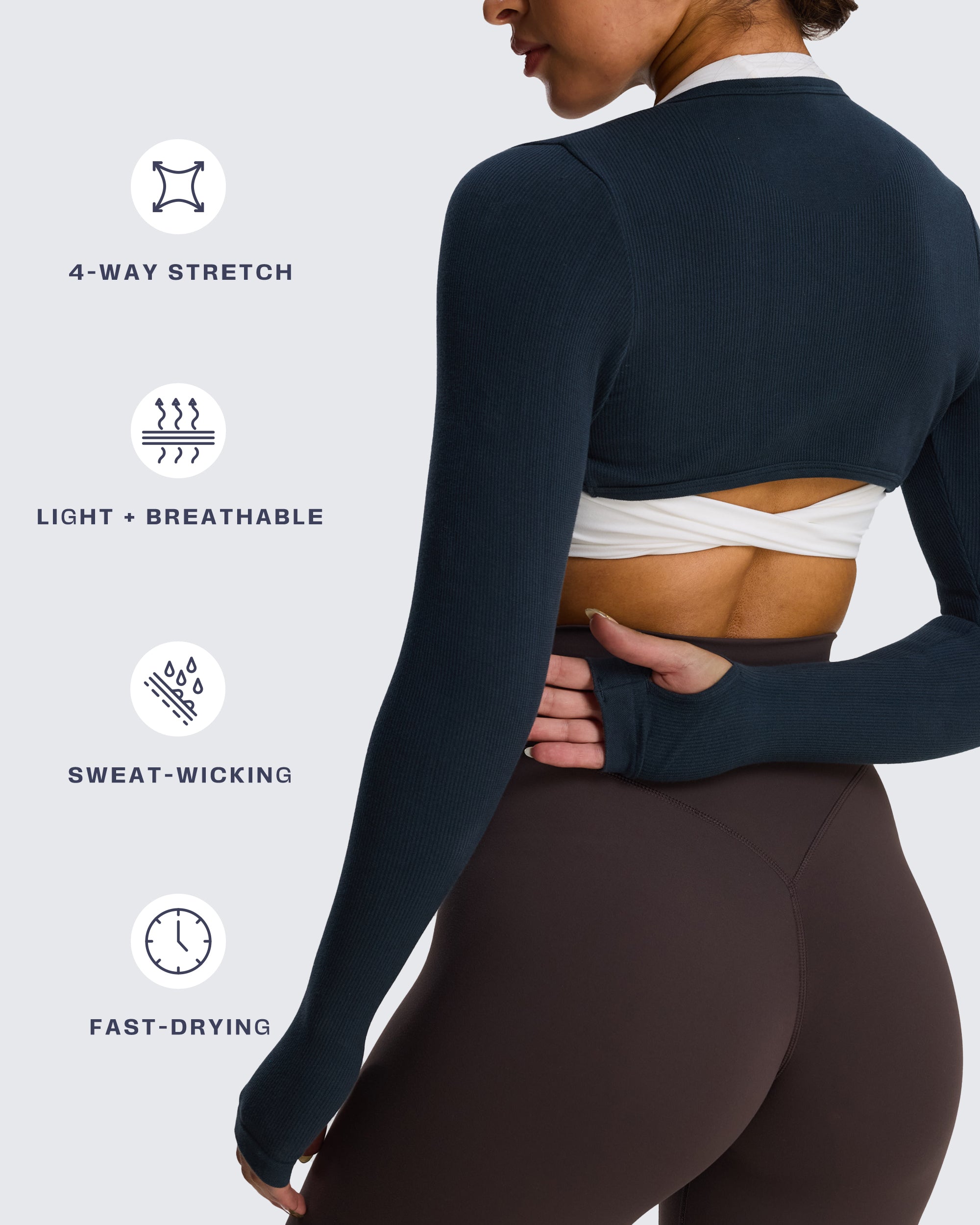 Aoxjox "Seamless Shrug"