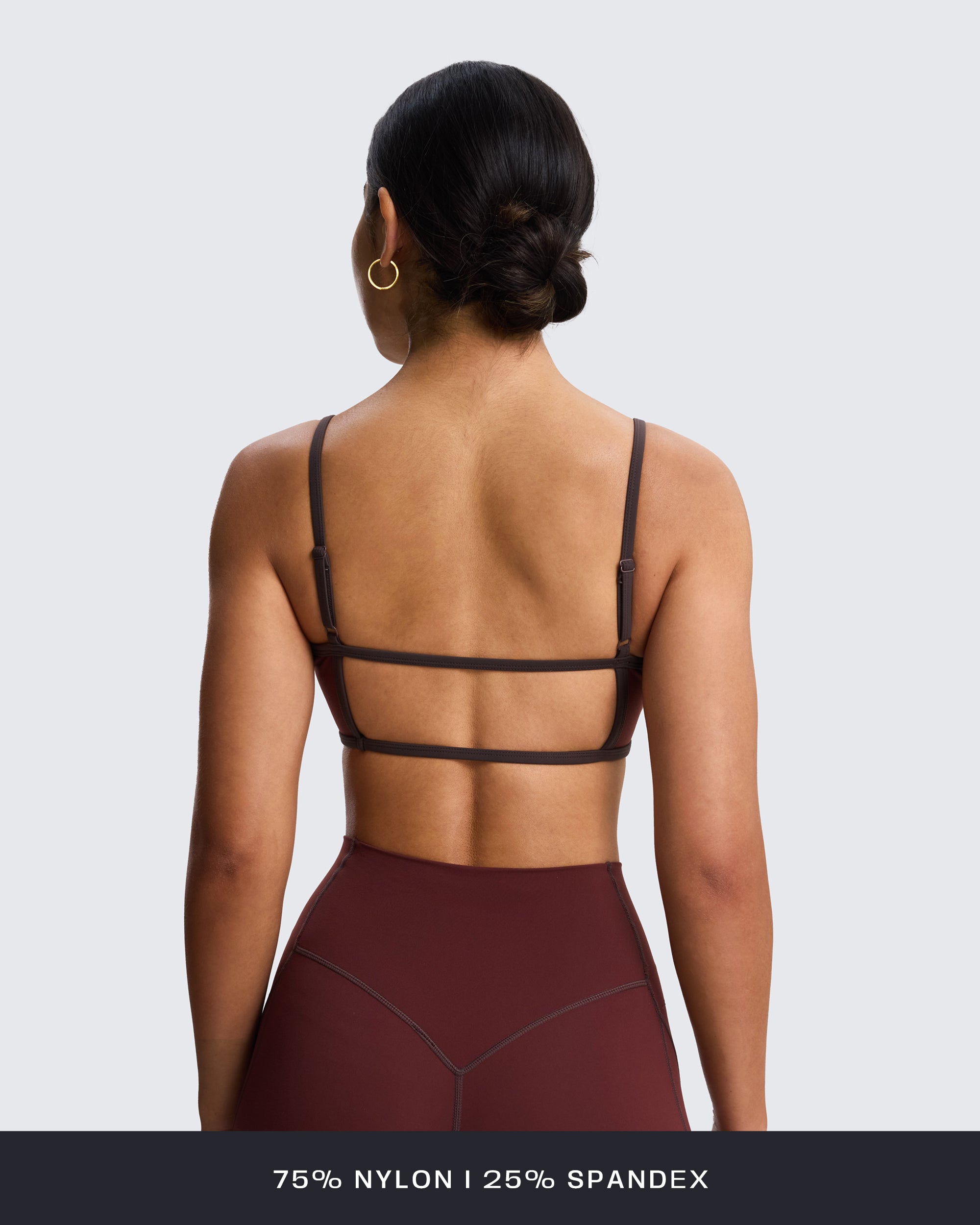 Aoxjox "Lexi Lined" Strappy Sports Bra