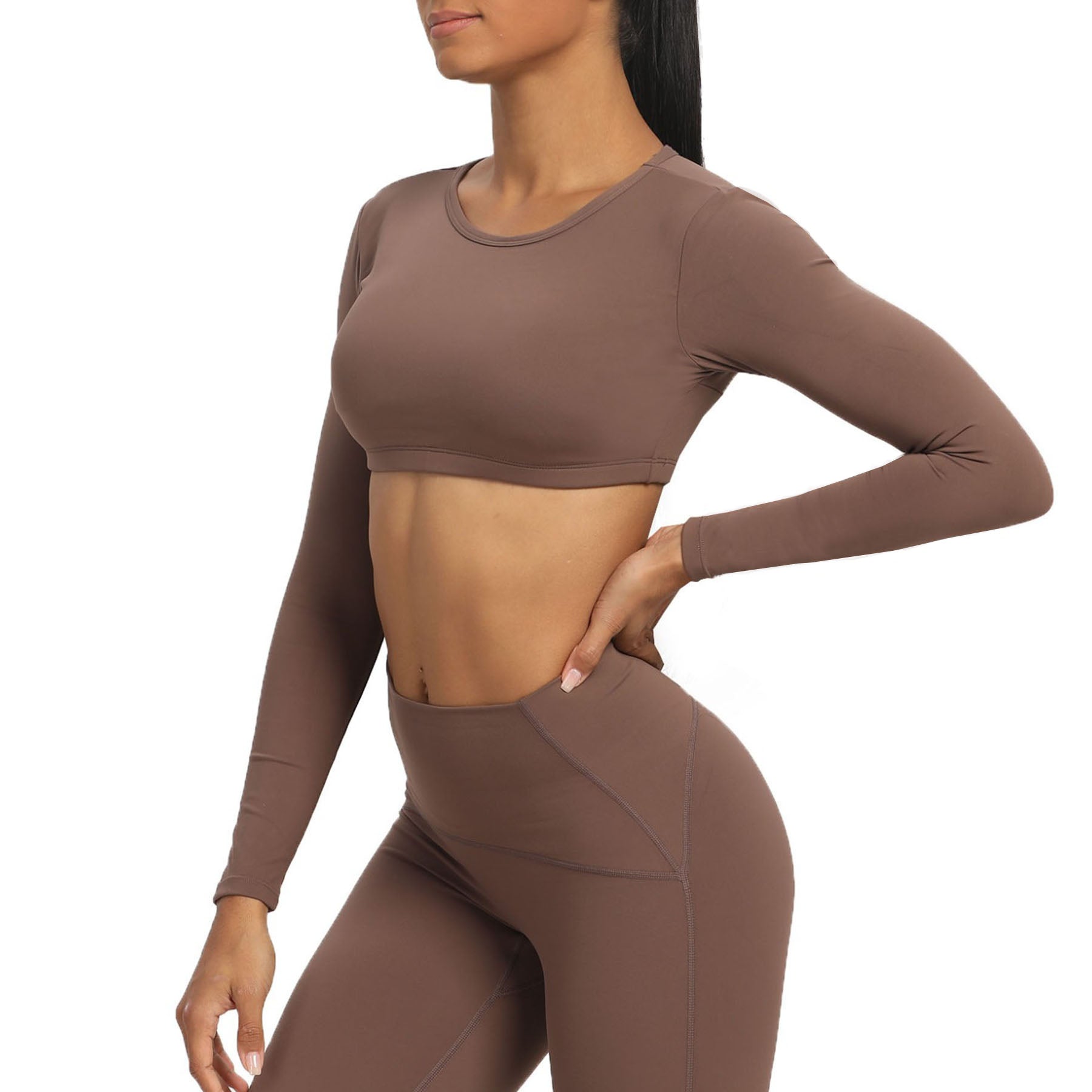Aoxjox "Clarissa" Long Sleeve Crop