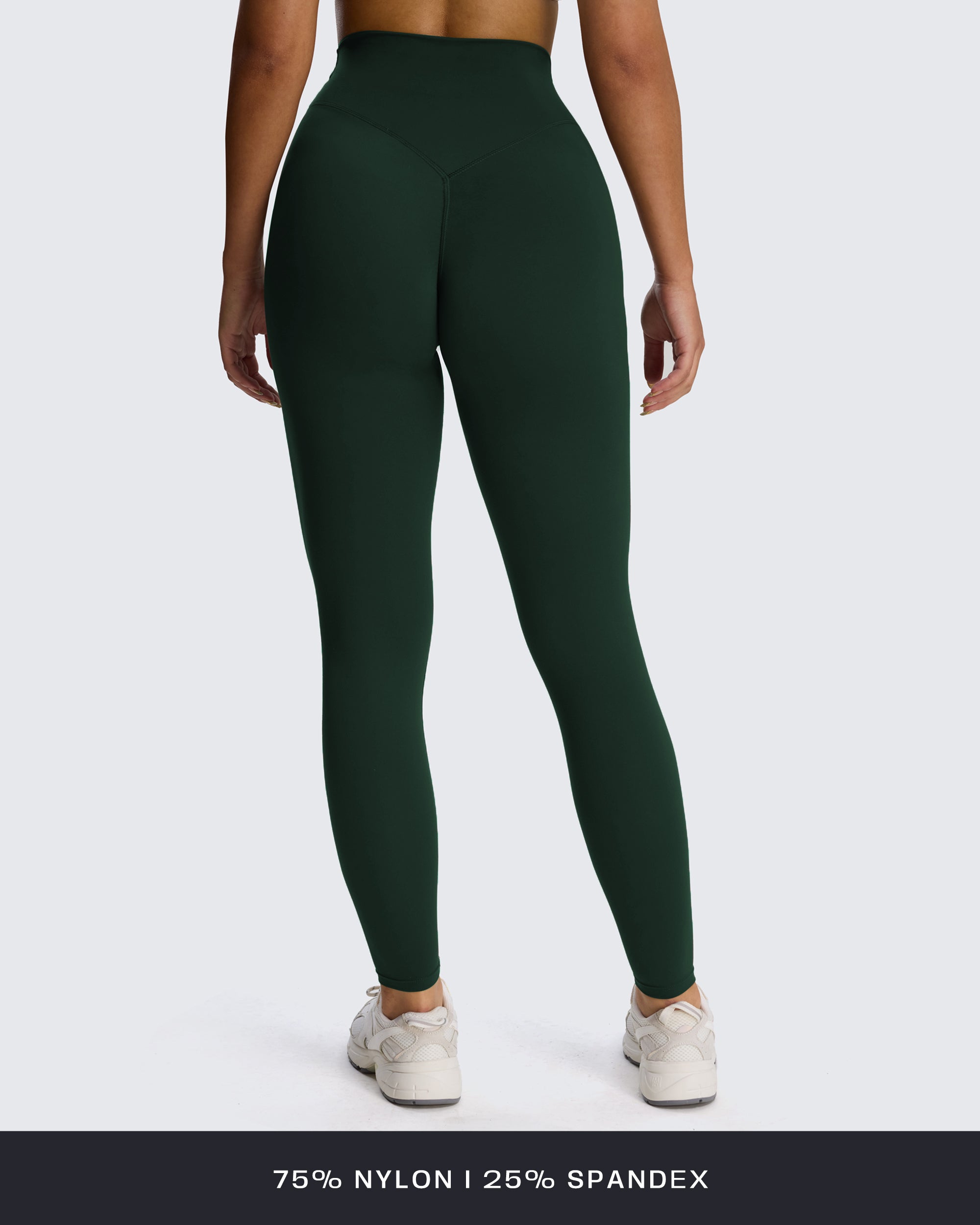Aoxjox "Illusion" Ruched Front Leggings