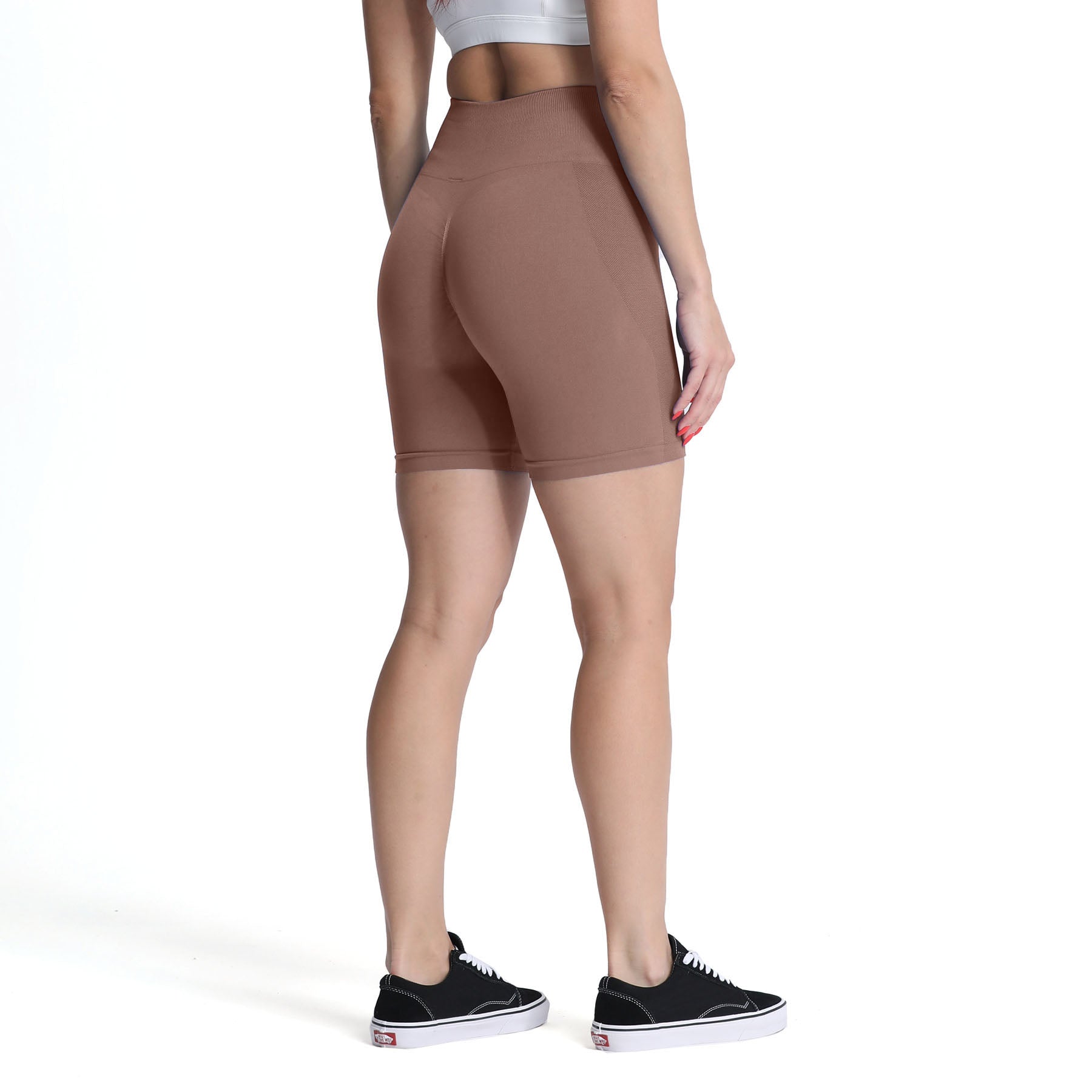 Aoxjox Asset 6" Seamless Scrunch Shorts (Darks/Neutrals)