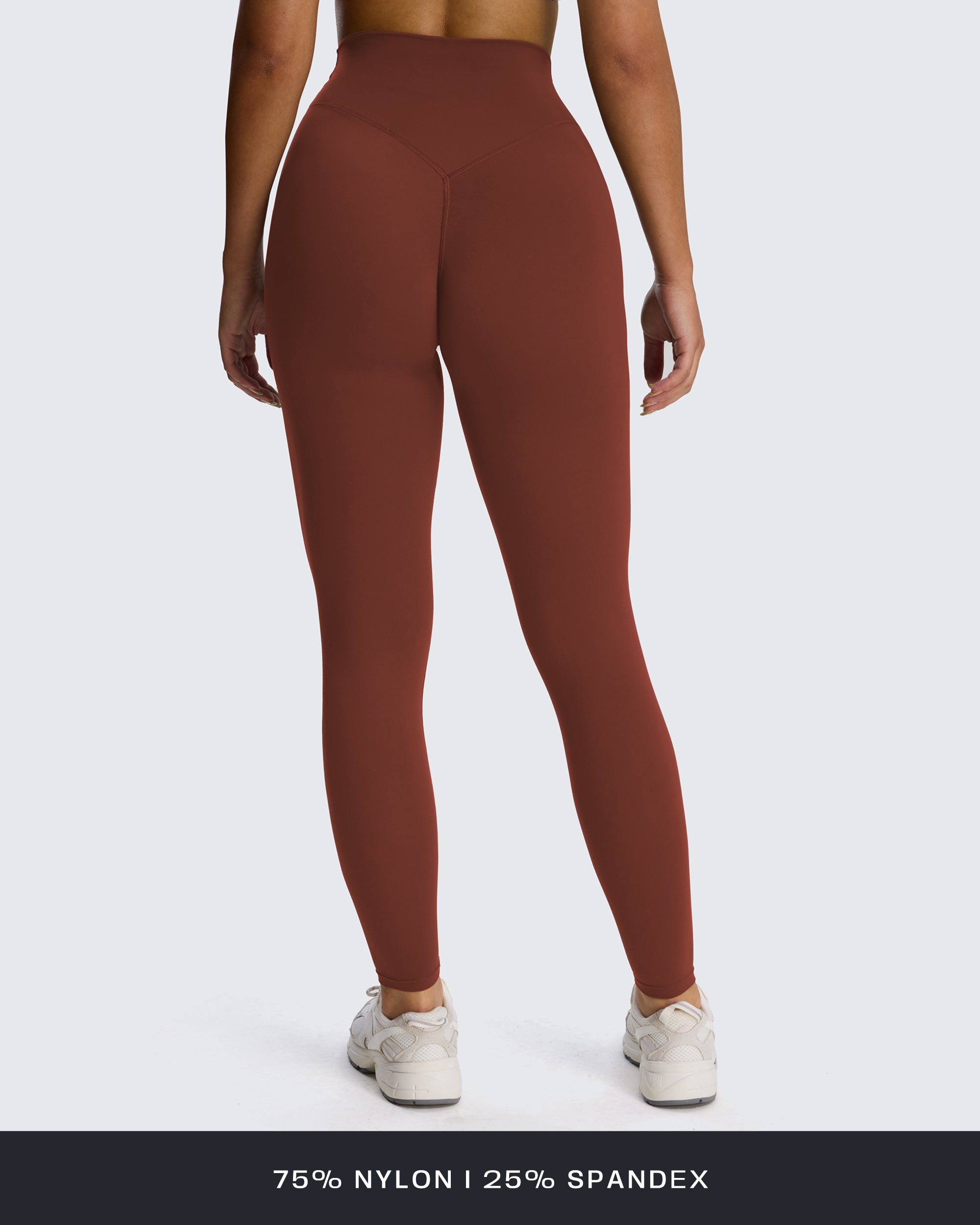 Aoxjox "Illusion" Ruched Front Leggings