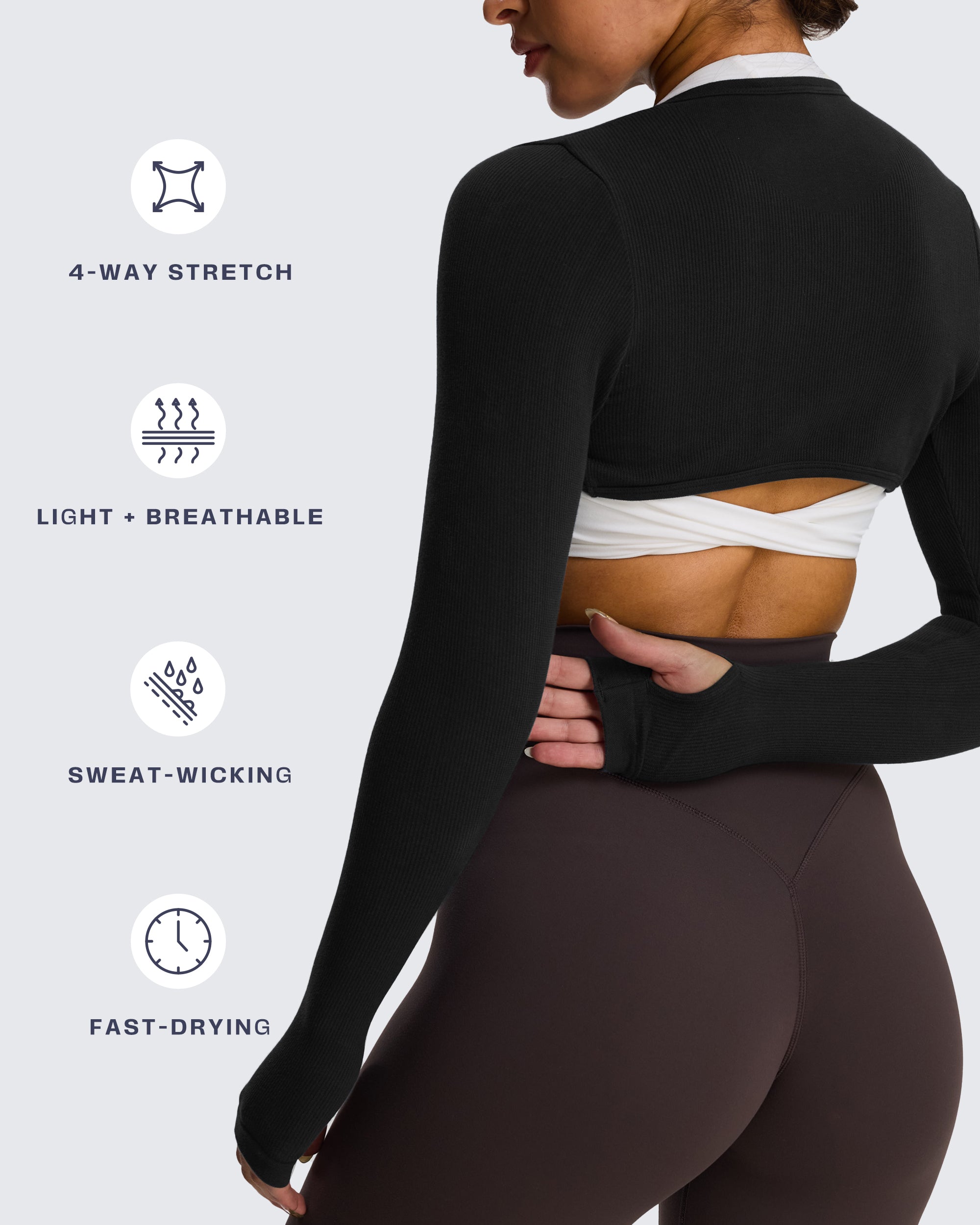 Aoxjox "Seamless Shrug"