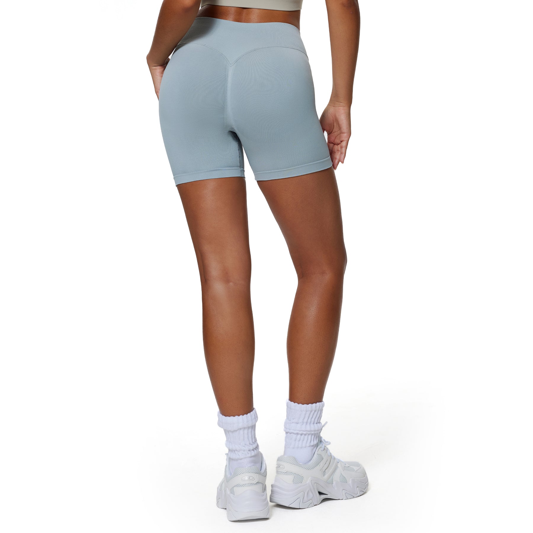 Aoxjox Impact Seamless Workout Shorts 4.5"