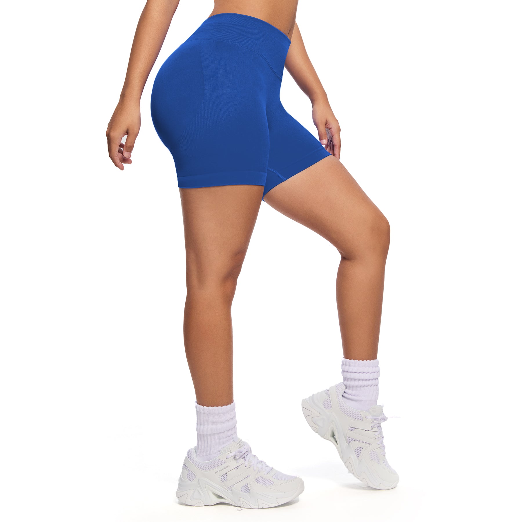 Aoxjox Impact Seamless Workout Shorts 4.5"