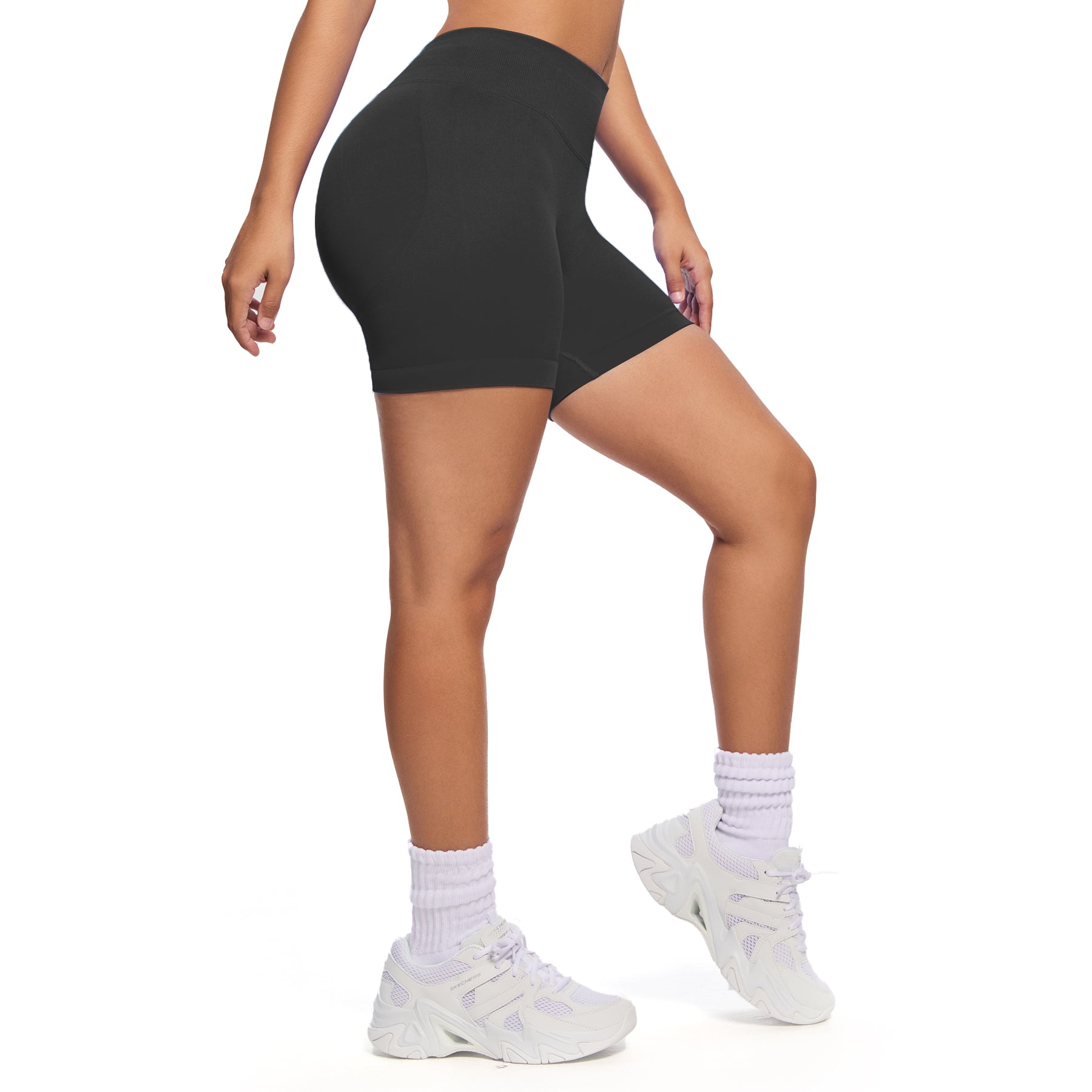 Aoxjox "Impact" Seamless Workout Shorts 5"