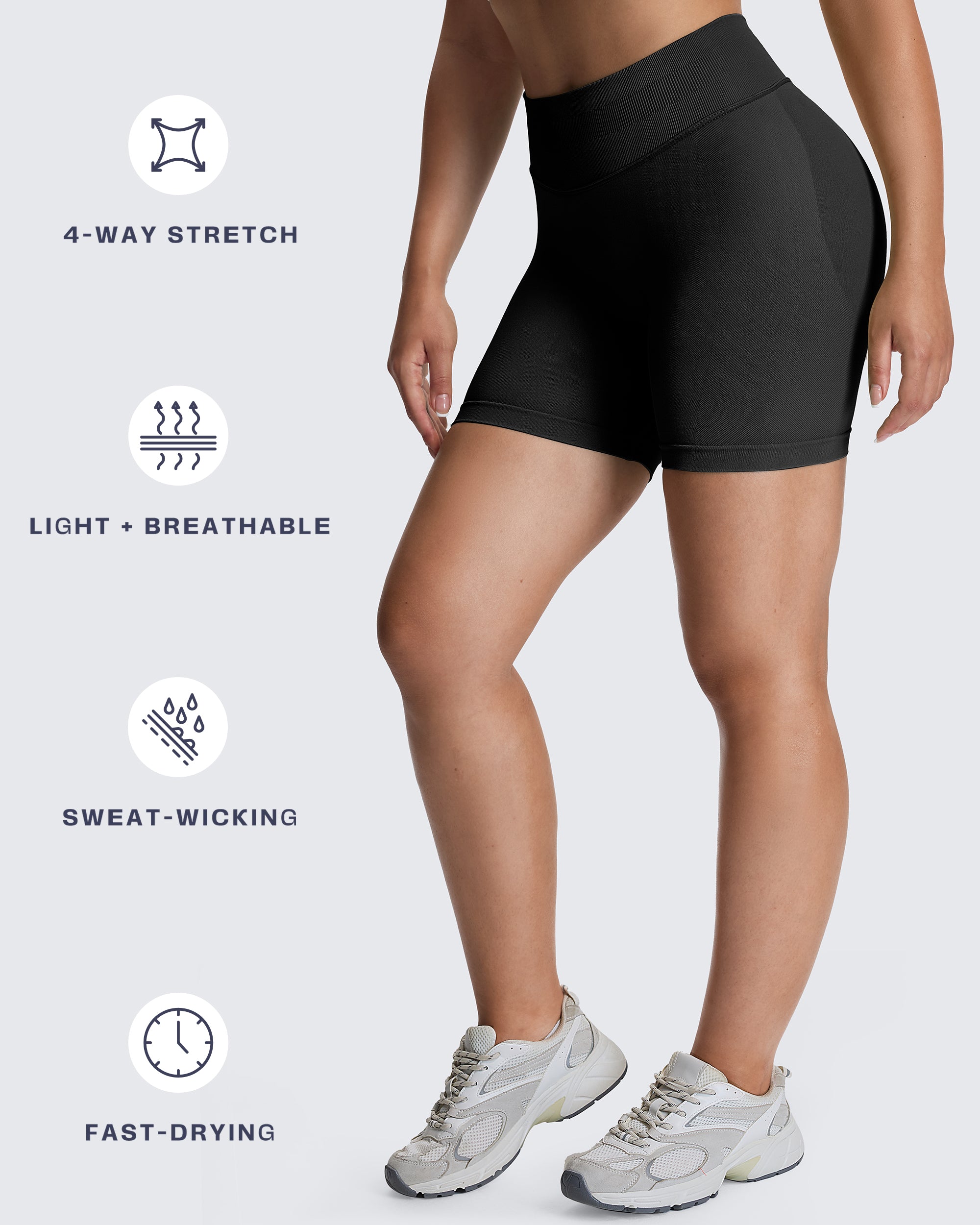 Aoxjox "Impact" Shorts With Logo