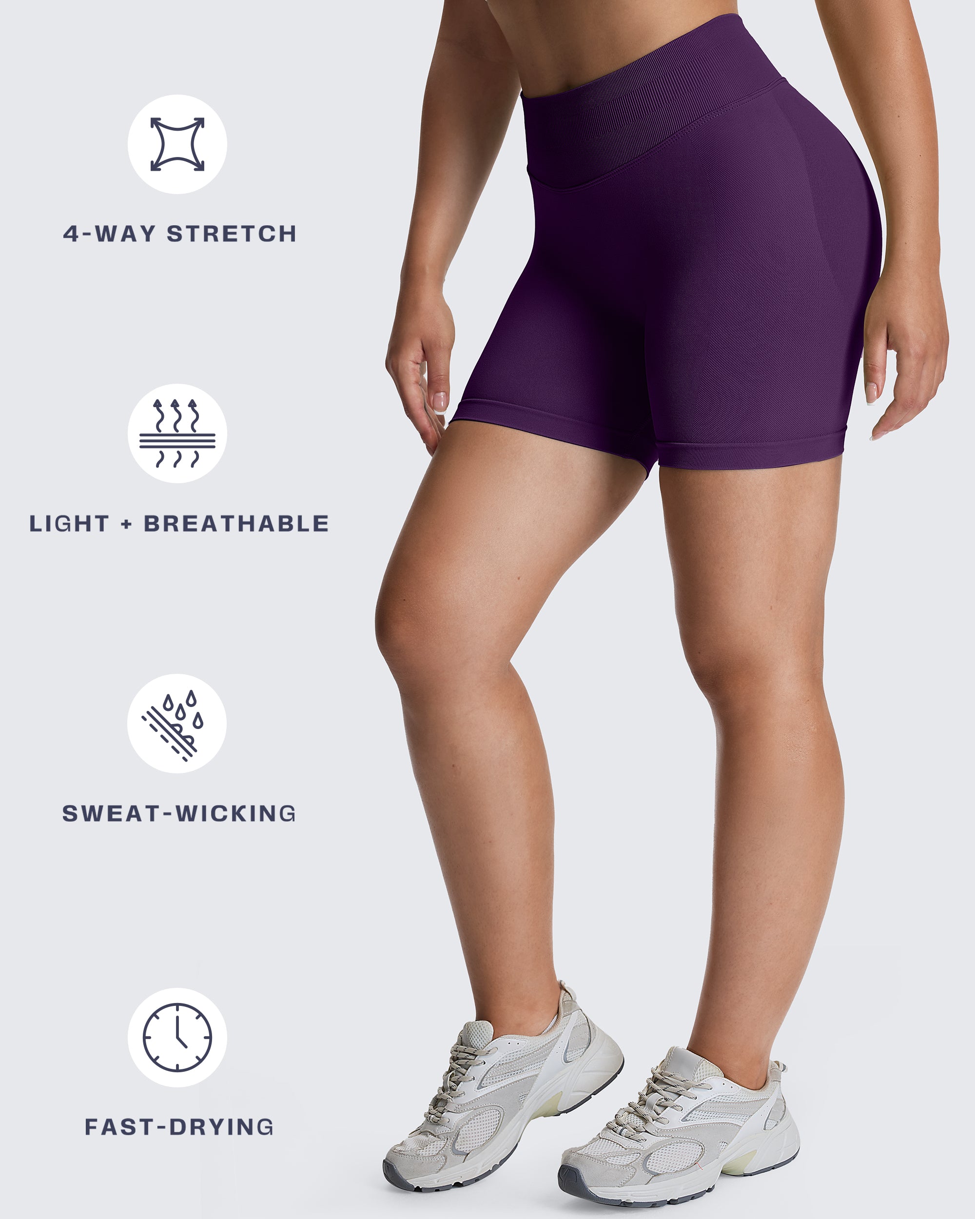 Aoxjox "Impact" Shorts With Logo