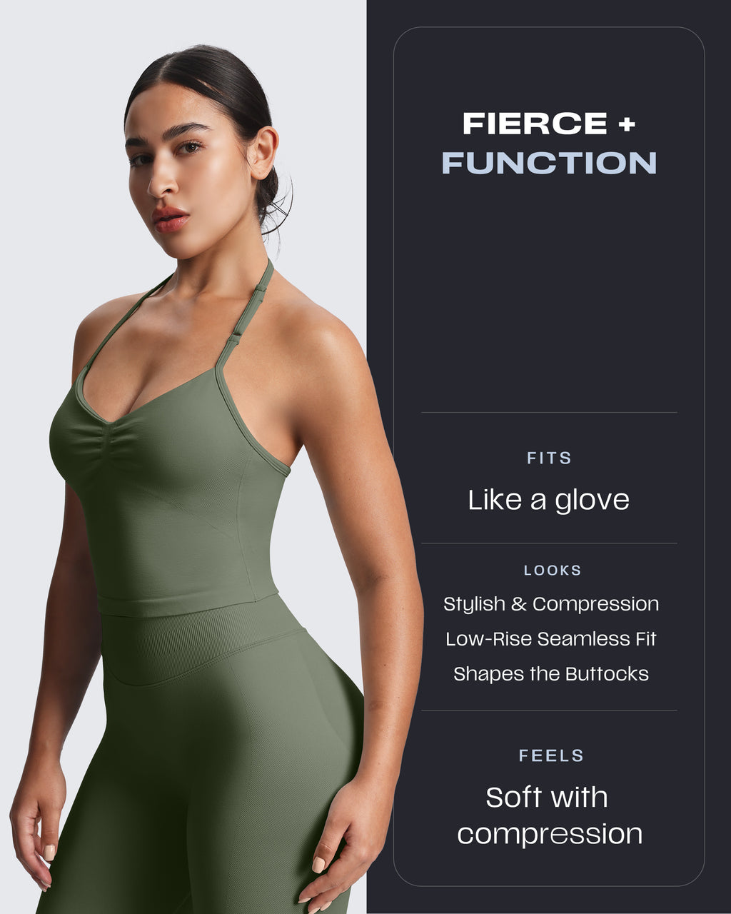 Aoxjox "Impact" Seamless Workout Leggings