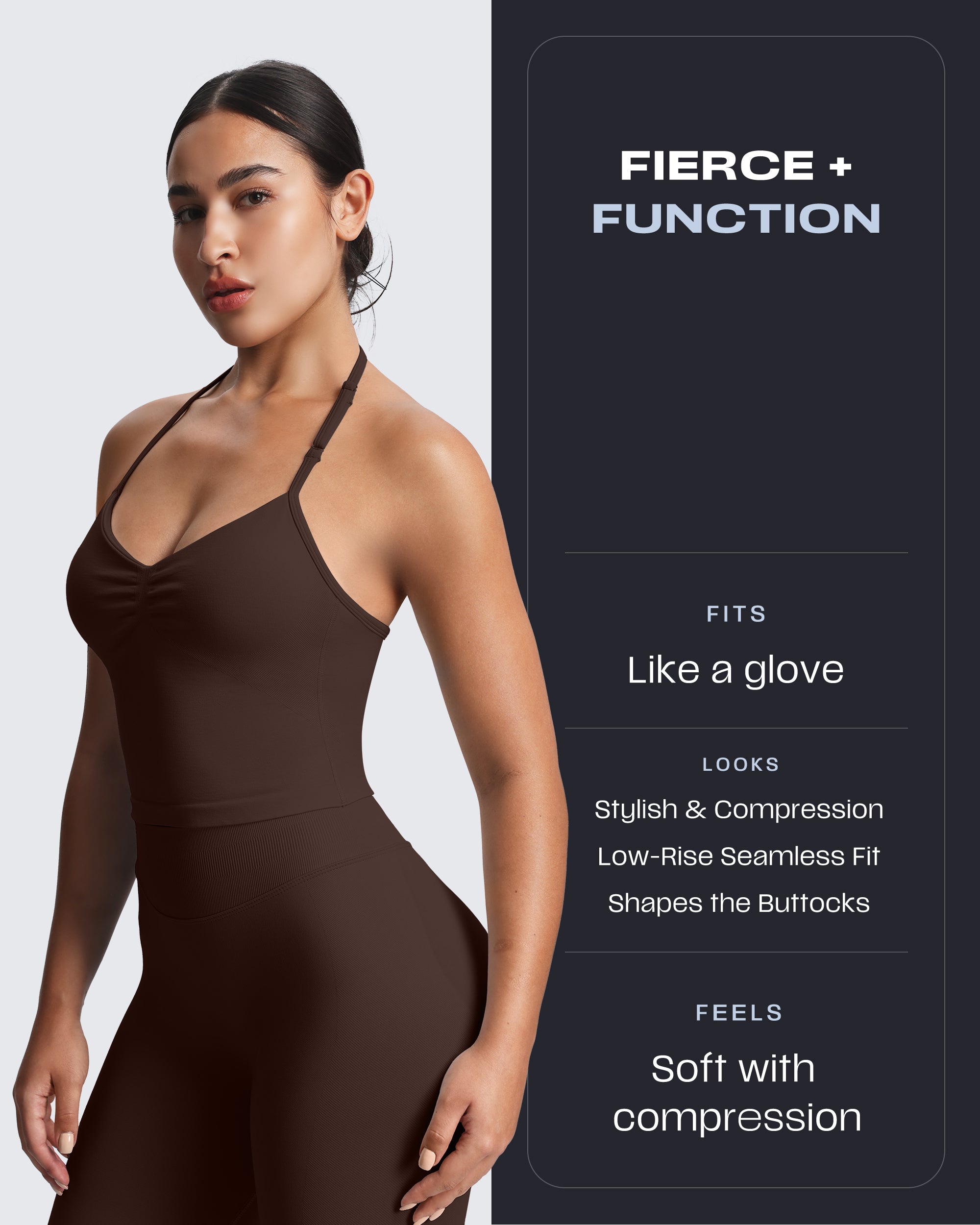 Aoxjox "Impact" Seamless Leggings With Logo