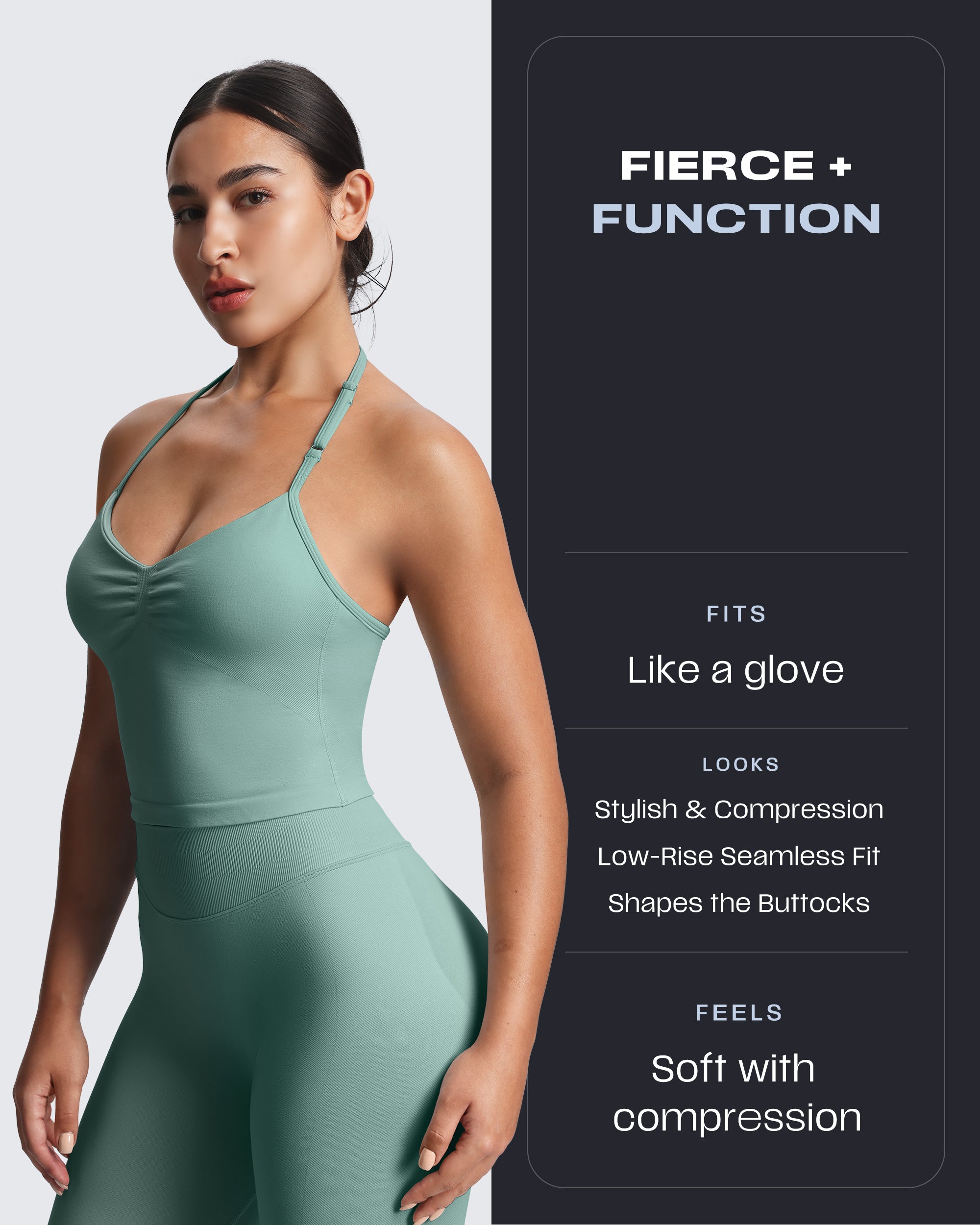 Aoxjox "Impact" Seamless Leggings With Logo